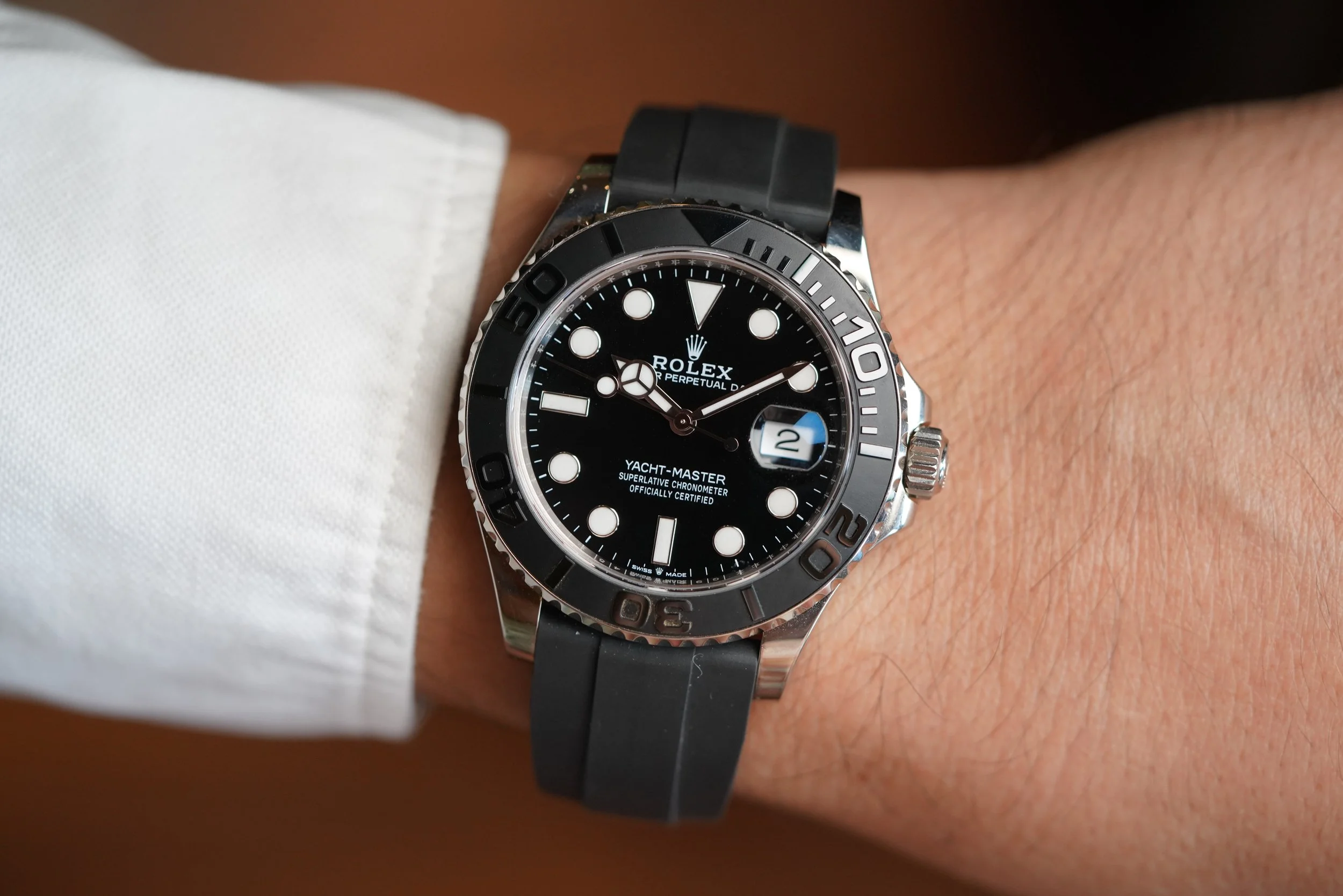 Rolex Yacht-Master 42 Ref 226659 in 18K White Gold Full Set