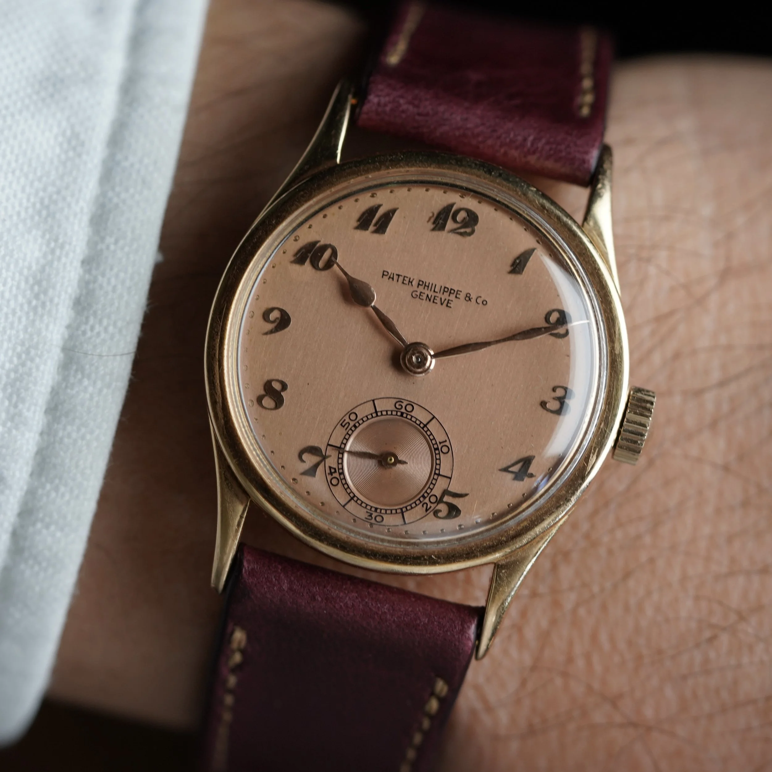 Patek Philippe Pink On Pink Reference 96 With Salmon Breguet Dial In 18K Rose Gold W/ Extract