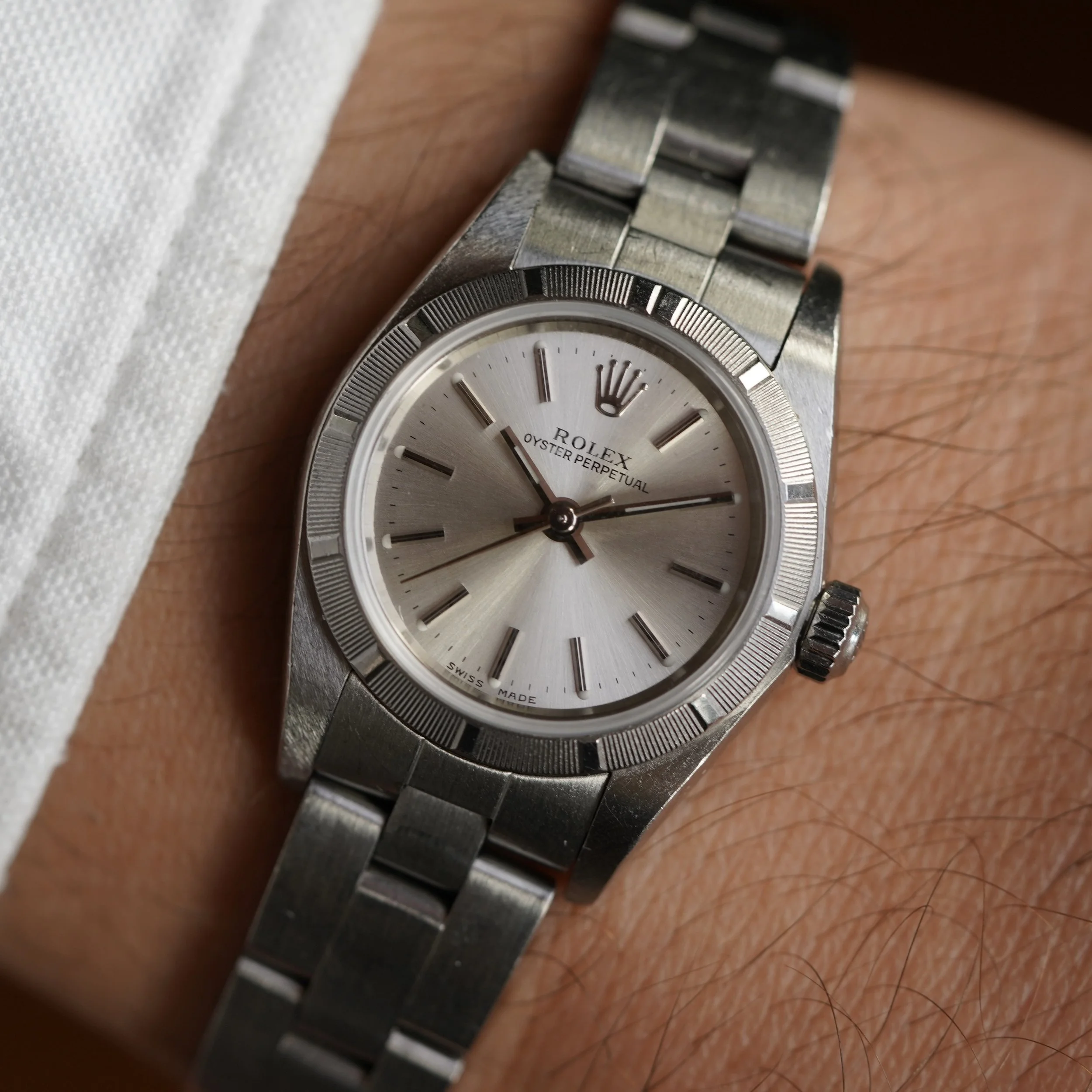 Rolex Ladies Oyster Perpetual Reference 76030 Unpolished