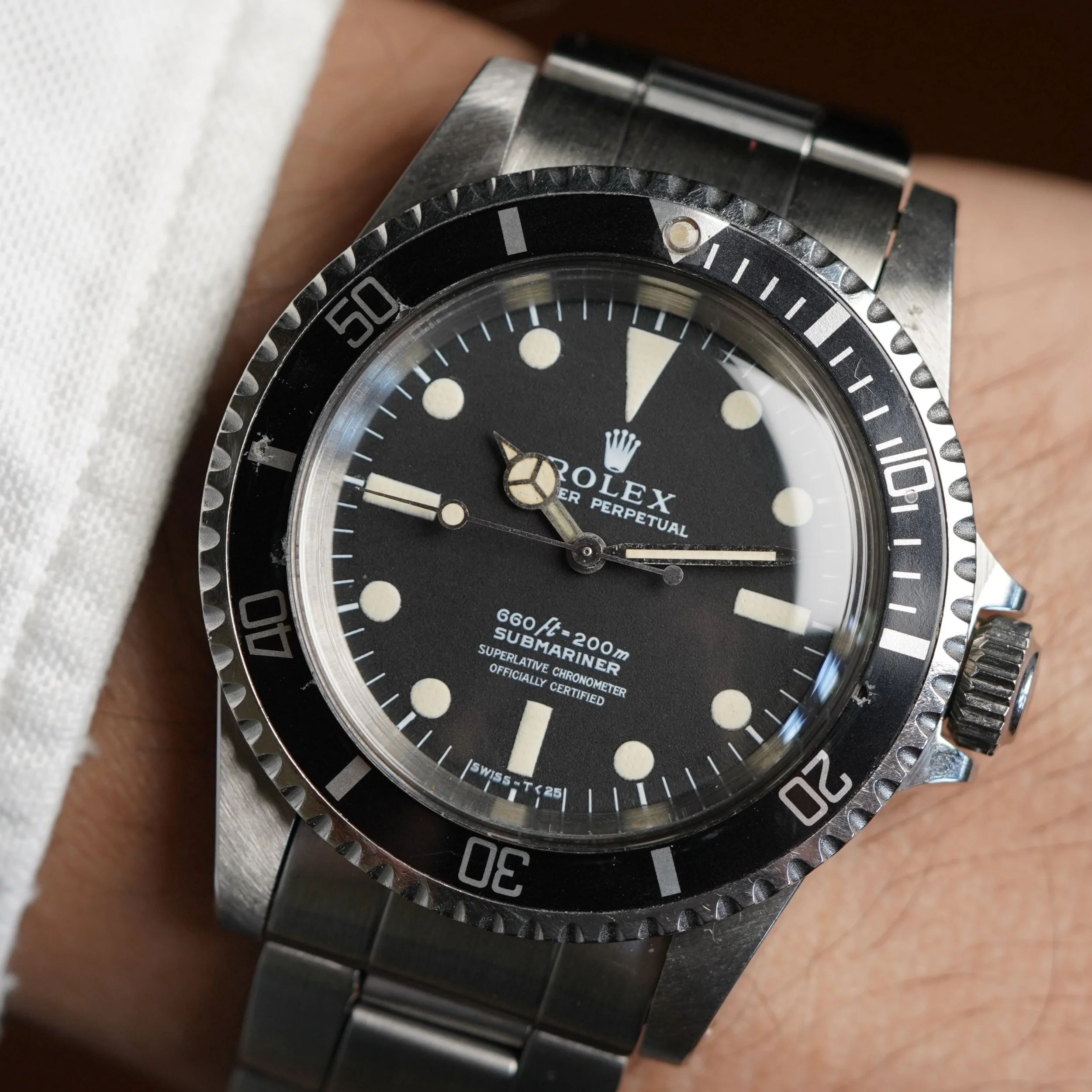 Rolex Feet First Dial Submariner Reference 5512