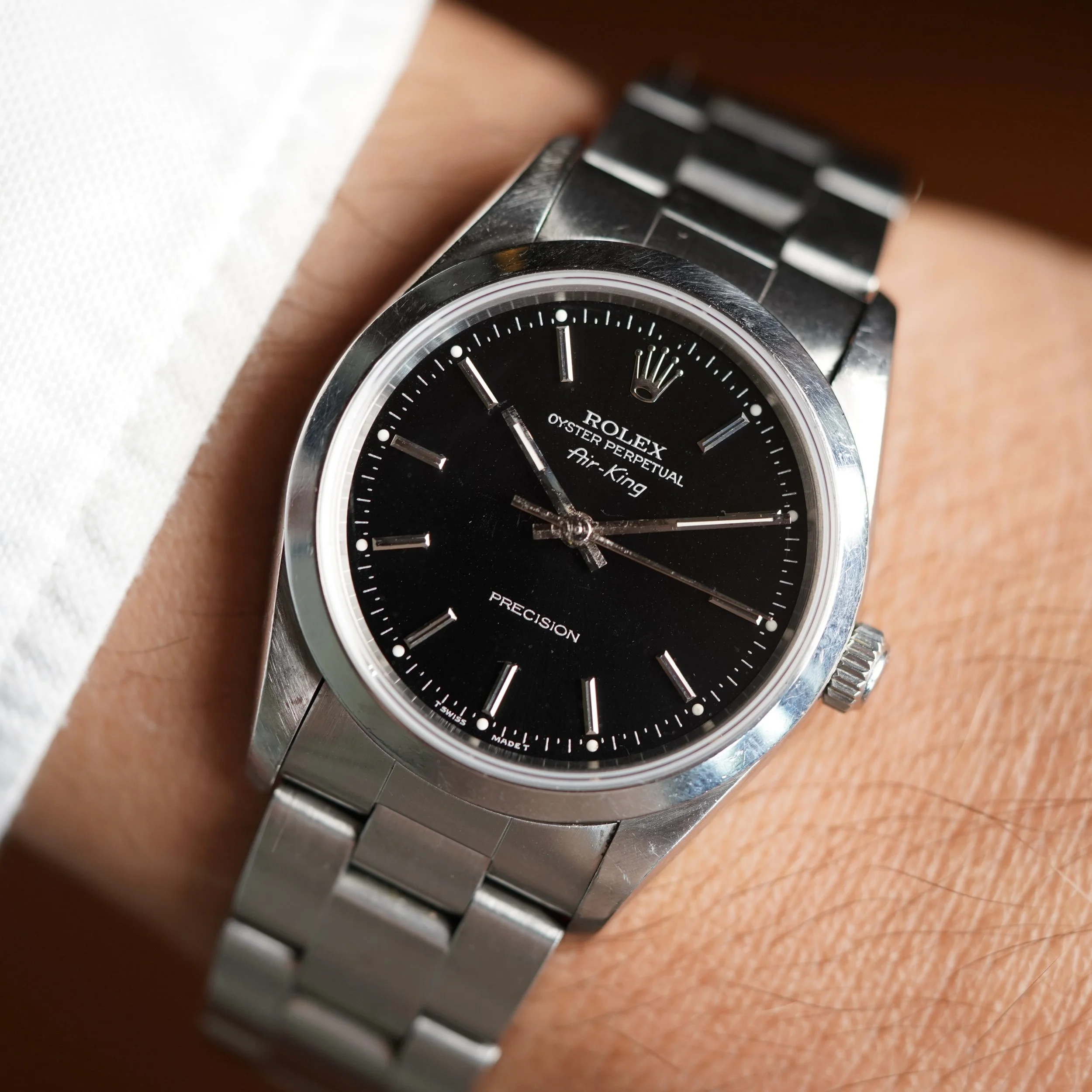 Rolex Air-King 14000 Black Dial Unpolished