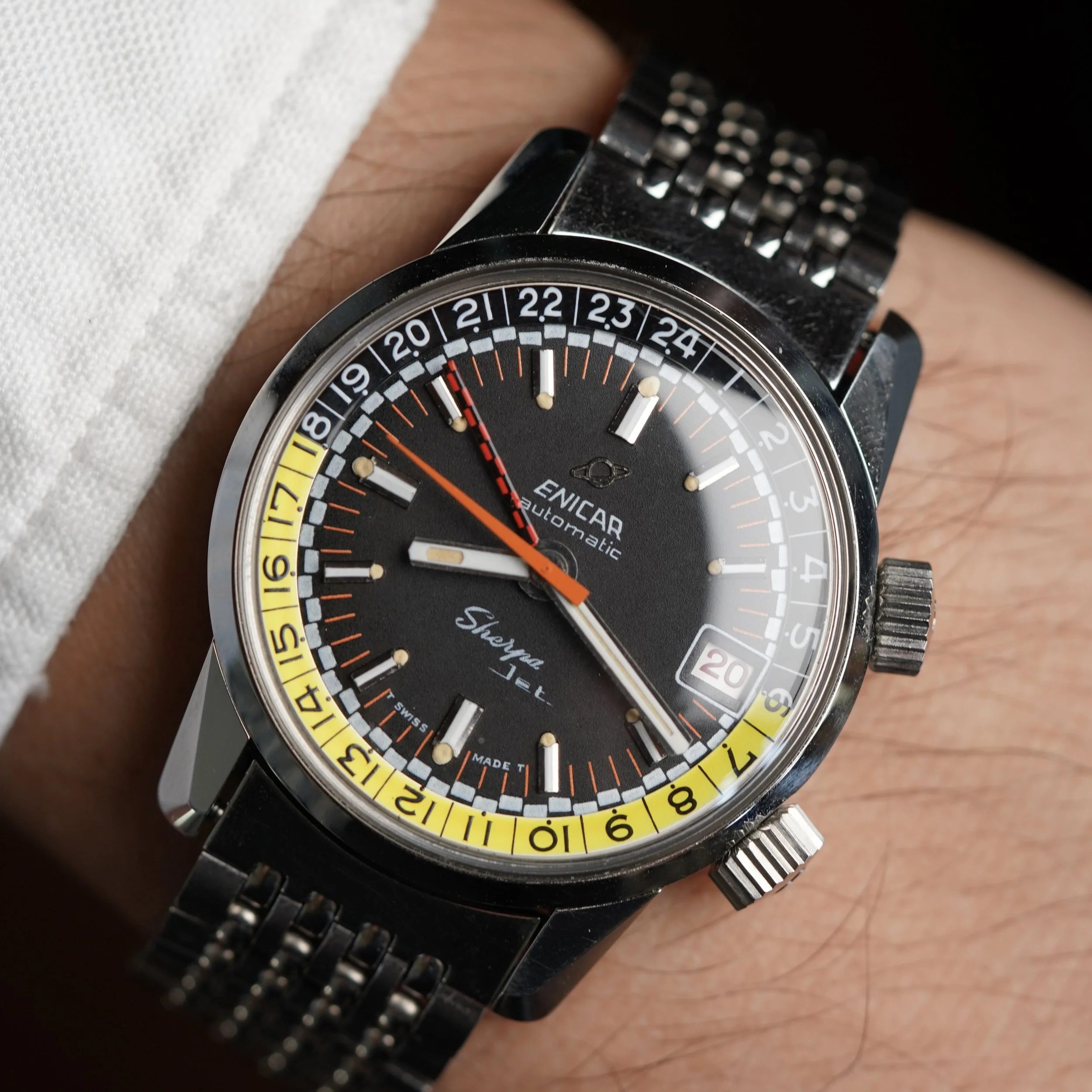 Enicar Sherpa Jet Ref. 148-35-02 Unpolished