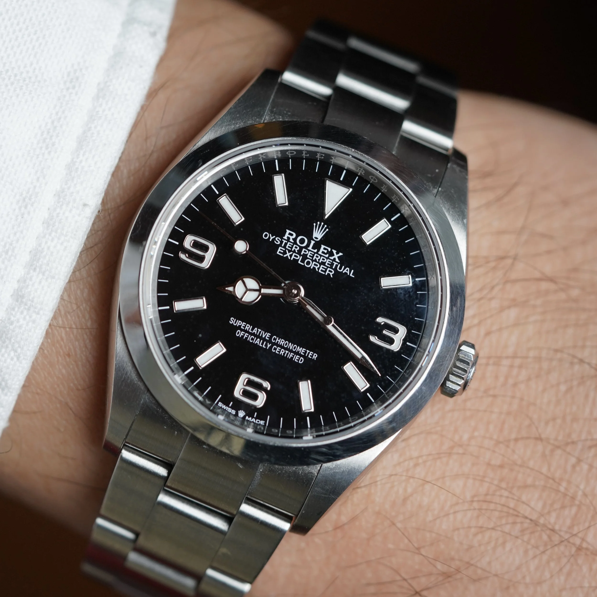 Rolex Explorer Ref. 124270 “Full Set” Unpolished