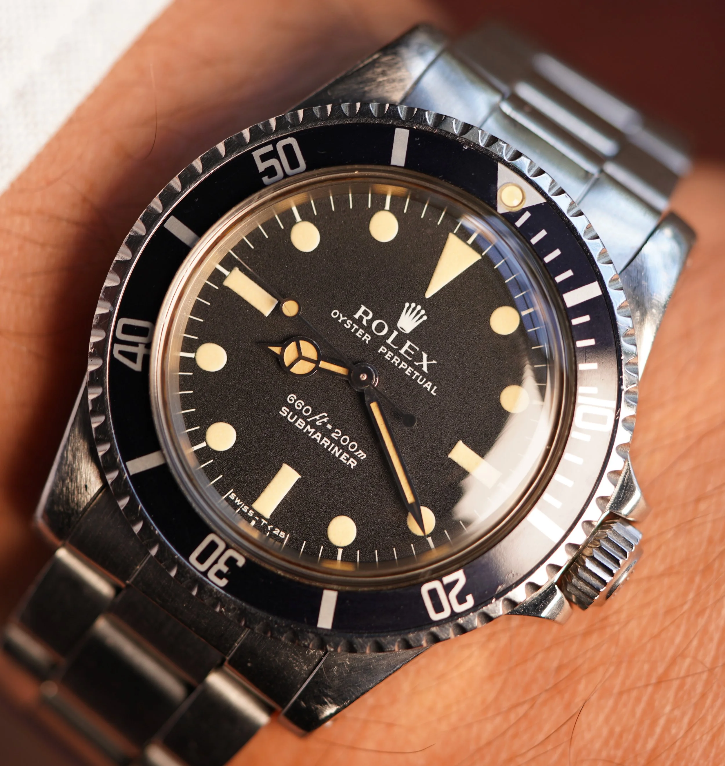 Spytte interview Landskab Rolex Submariner Reference 5513 "Unpolished" — Wind Vintage