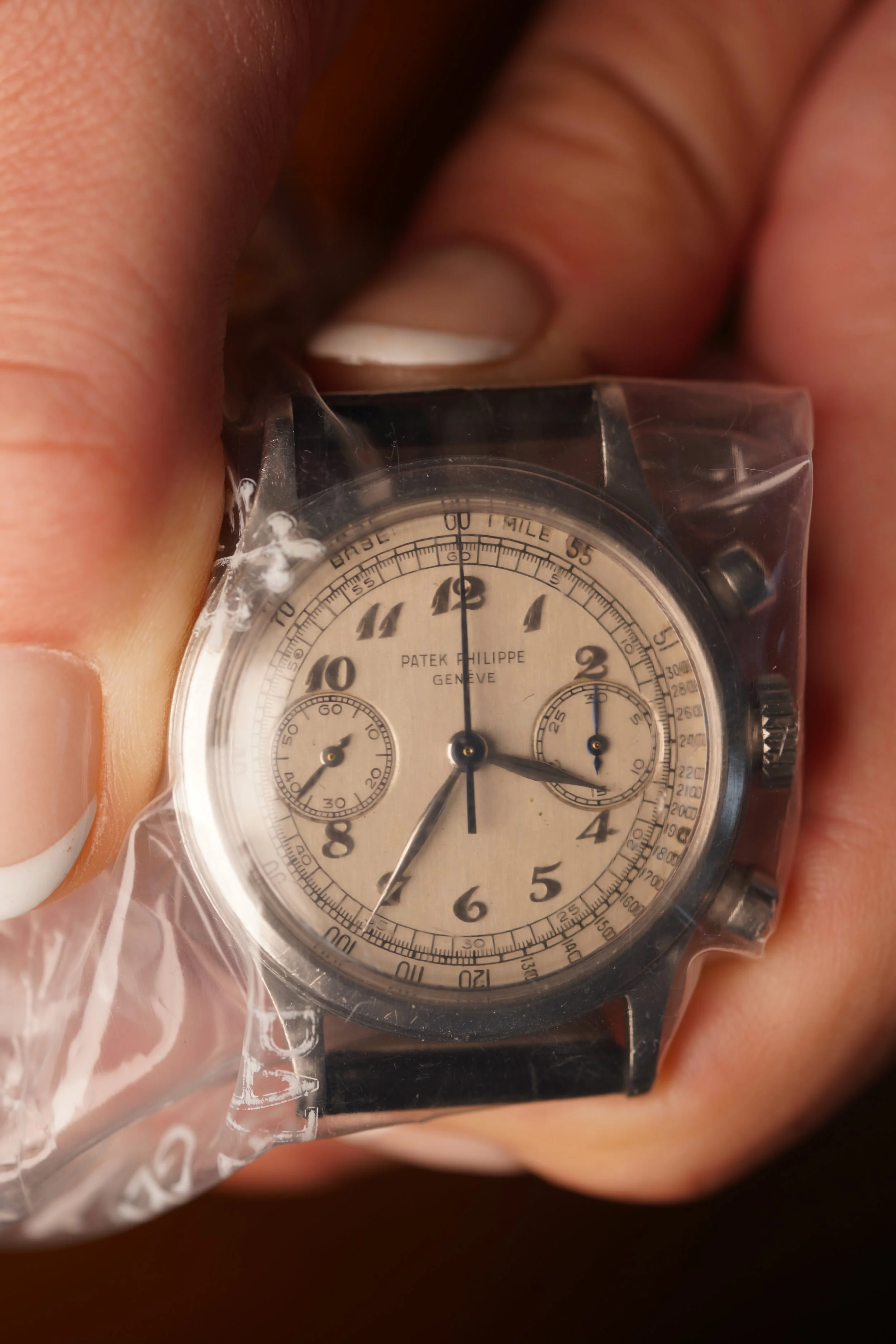 Patek Philippe Breguet Numerals Tasti Tondi Ref 1463 in Steel w