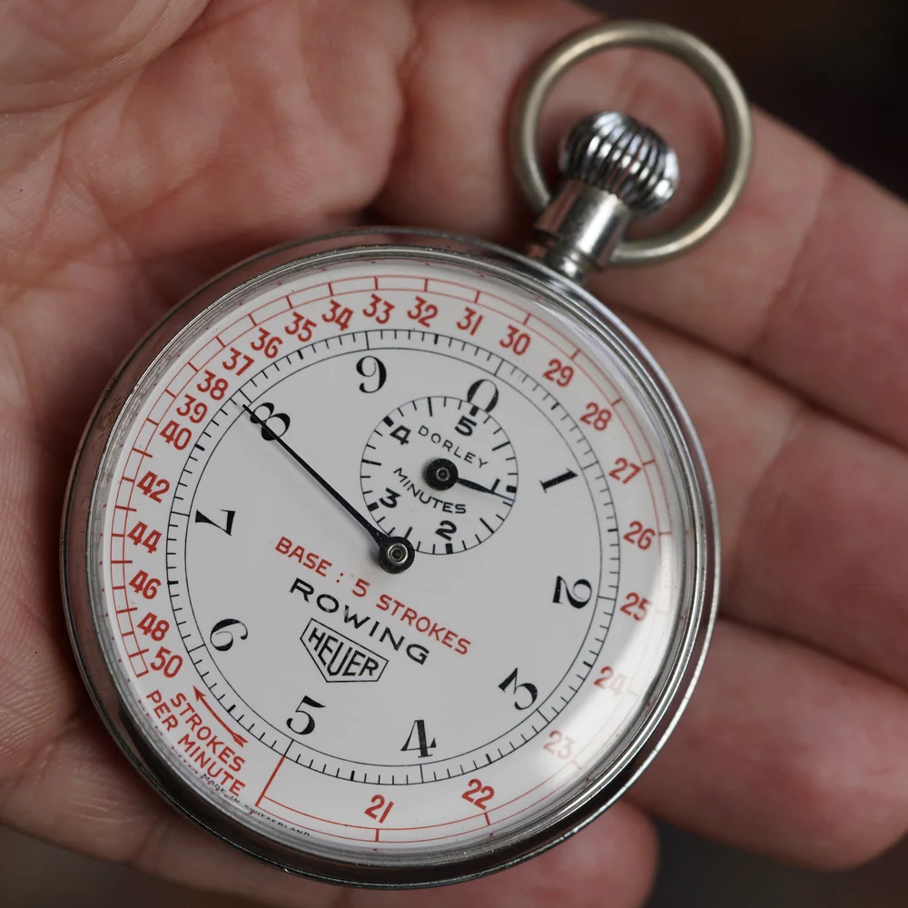 Heuer Rowing Stopwatch Retailed by Dorley — Wind Vintage