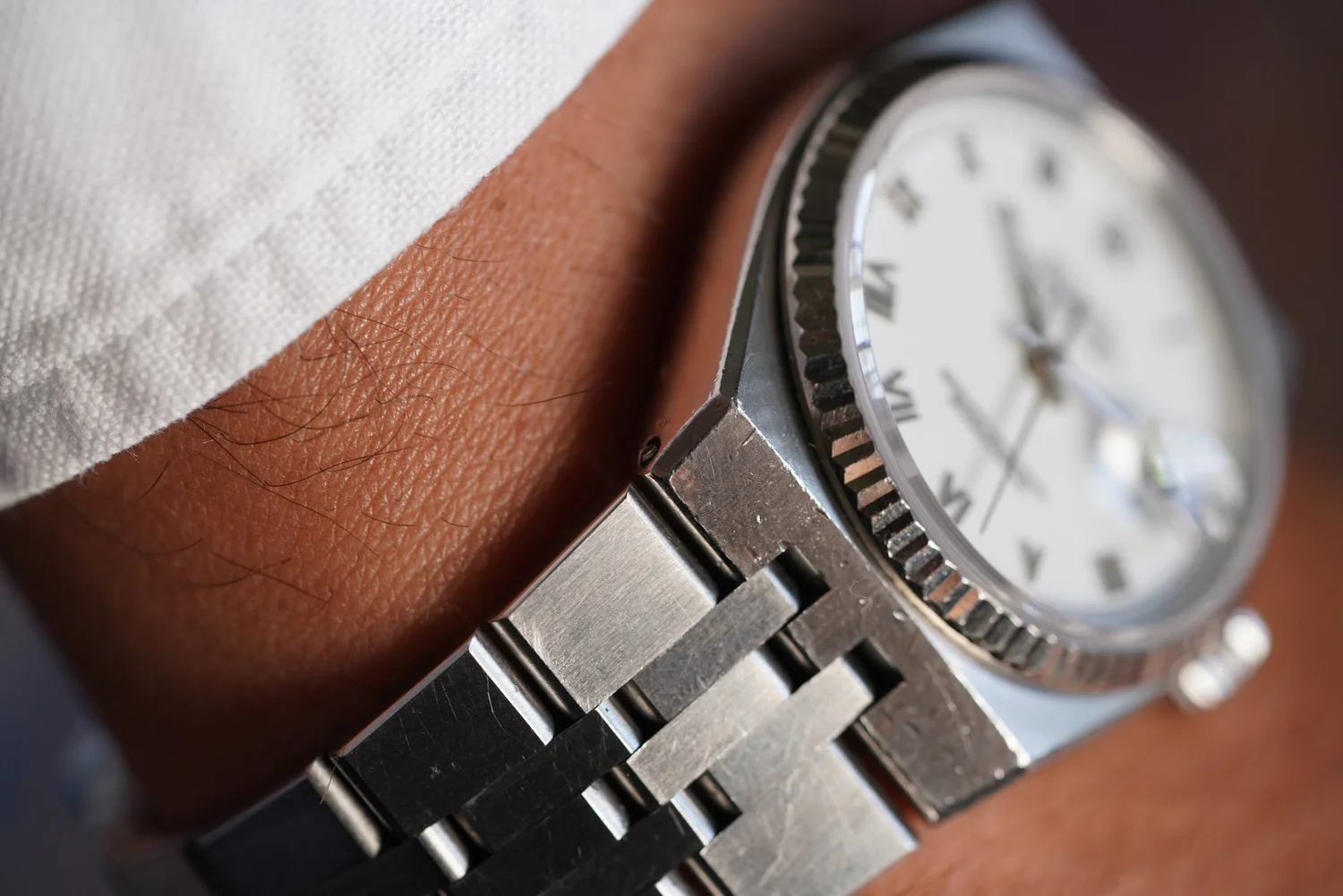 Rolex Oysterquartz Datejust Reference 17014 Unpolished — Wind Vintage