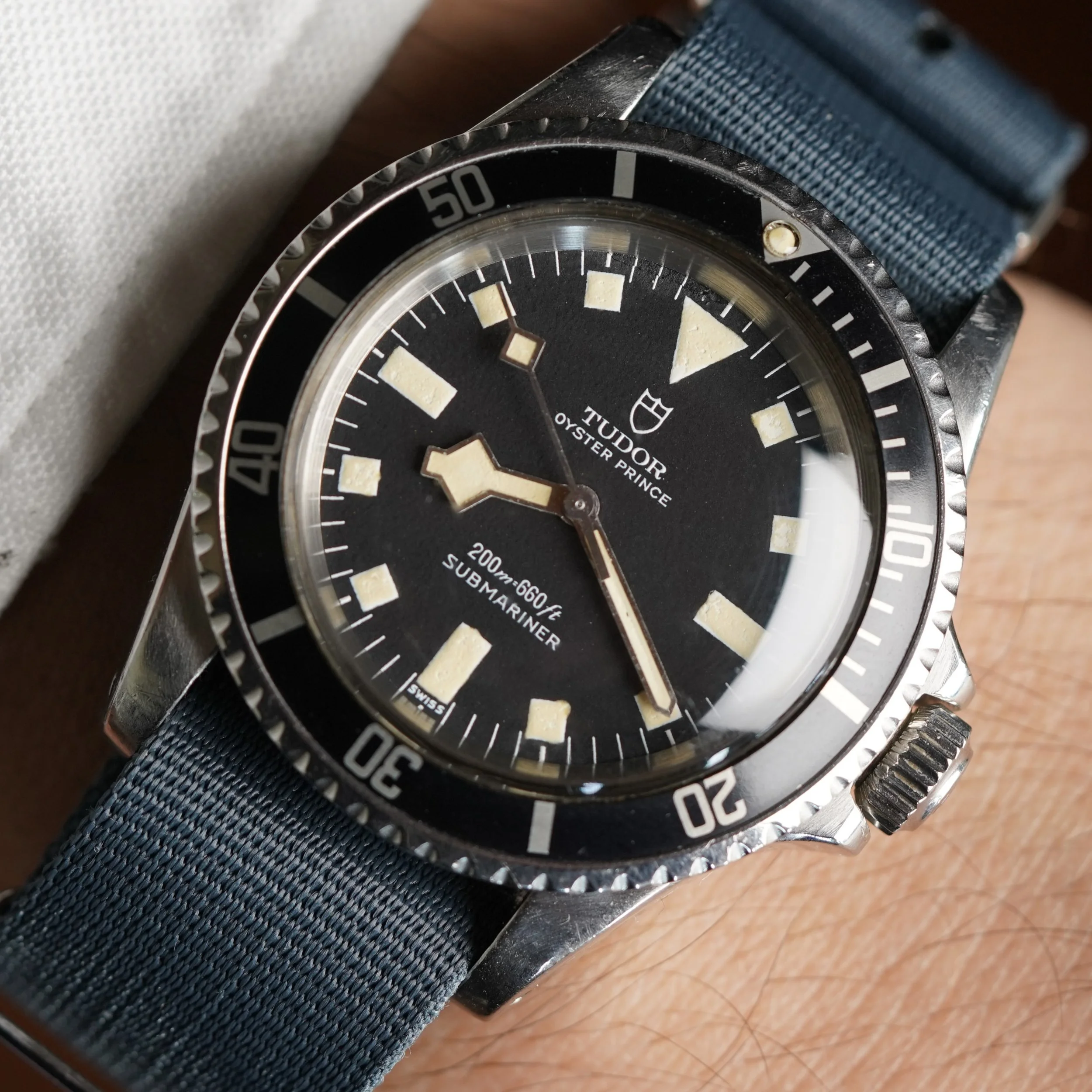 TUDOR No-Date Snowflake Submariner Ref 7016/0 