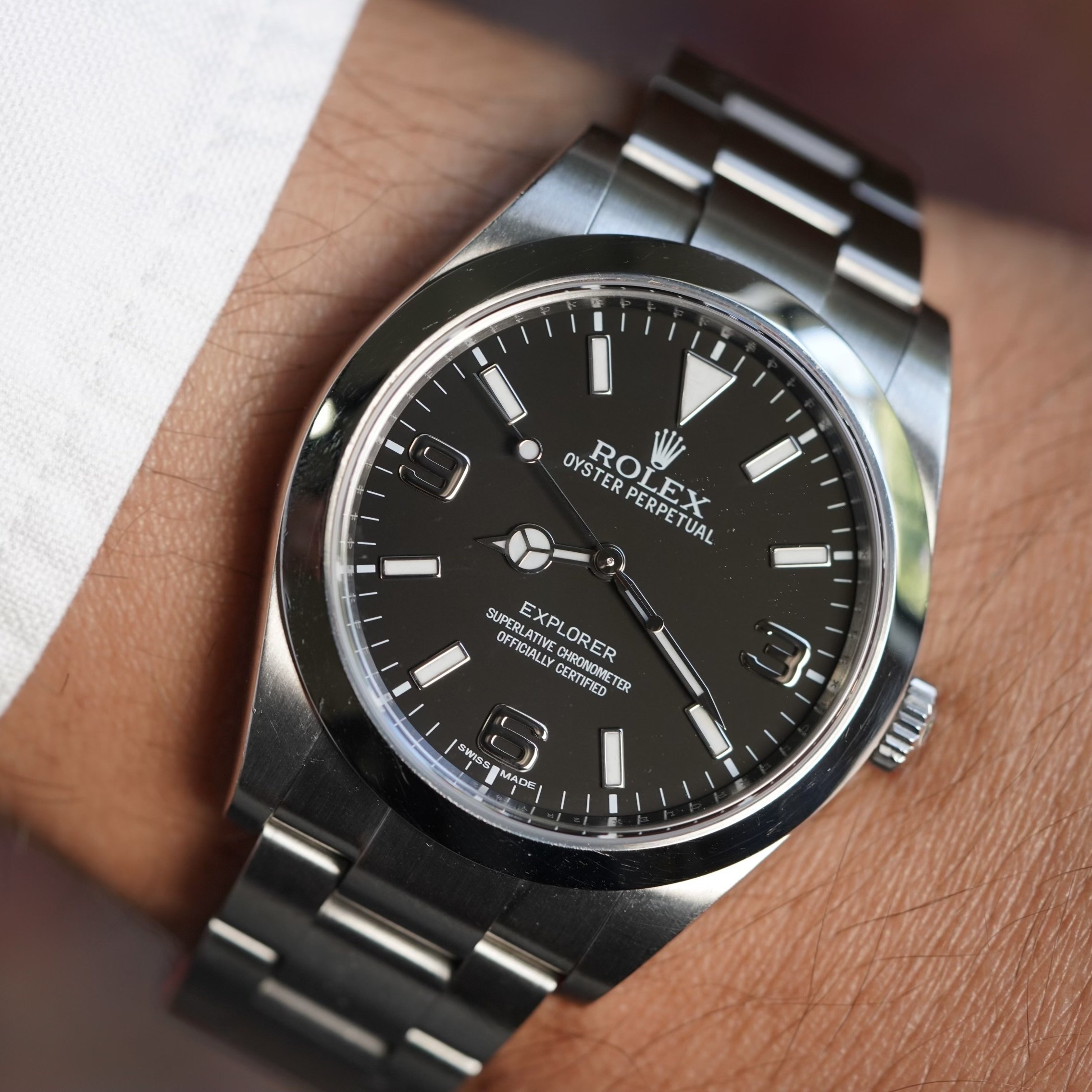 The rolex explorer reference 214270 sale