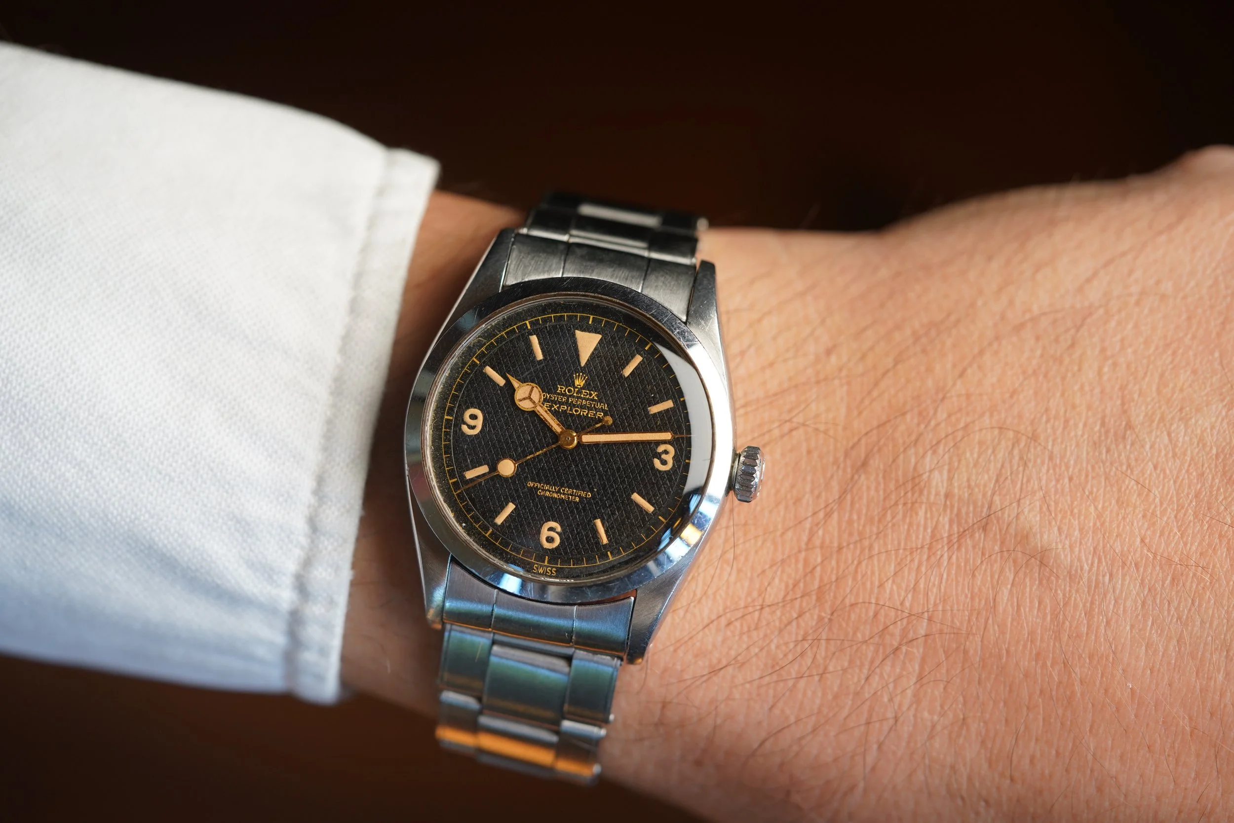 Spencer Tracy's Rolex Explorer Reference 6350 w/ Waffle Dial