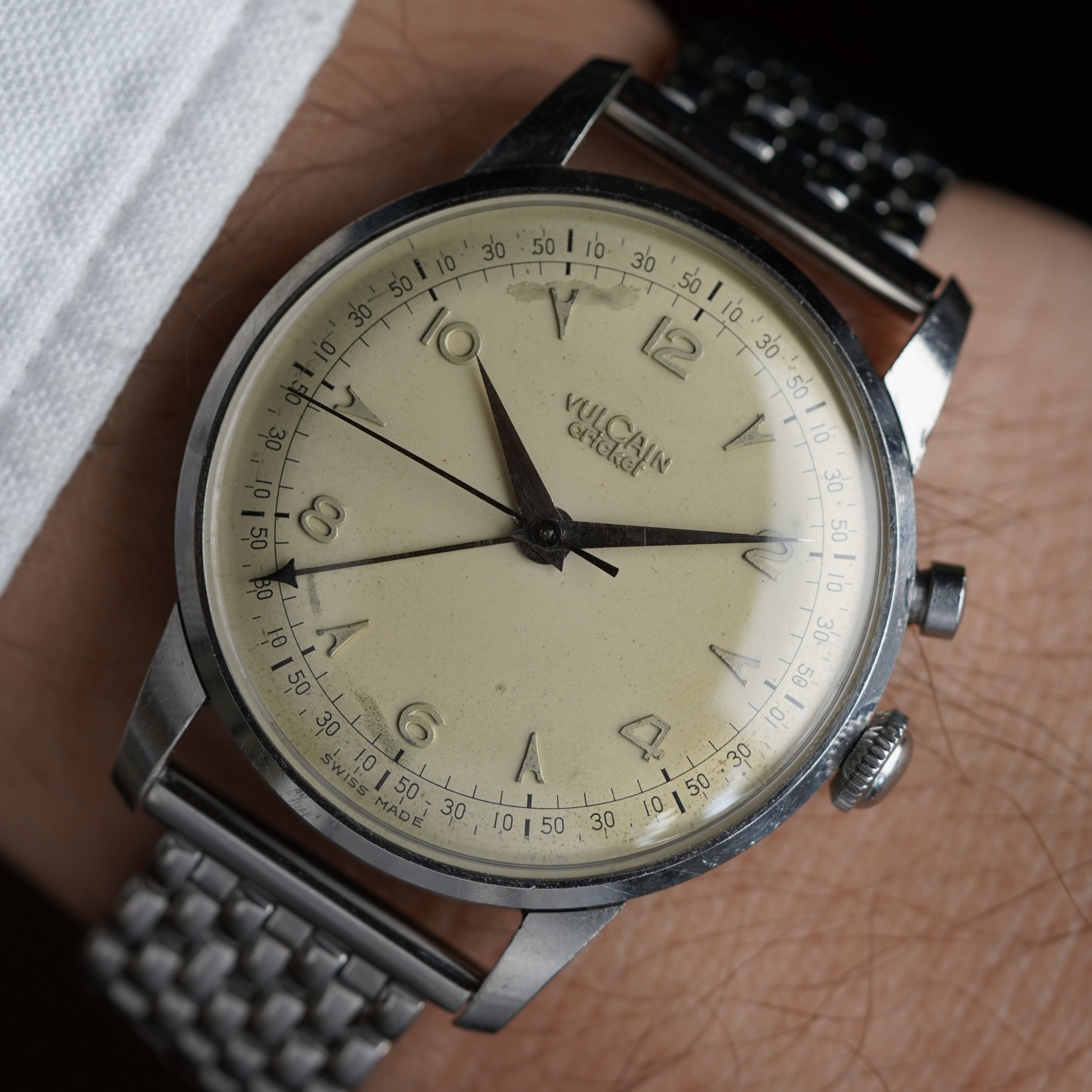 Vulcain Cricket Non-Luminous Jumbo Reference 303001 Unpolished