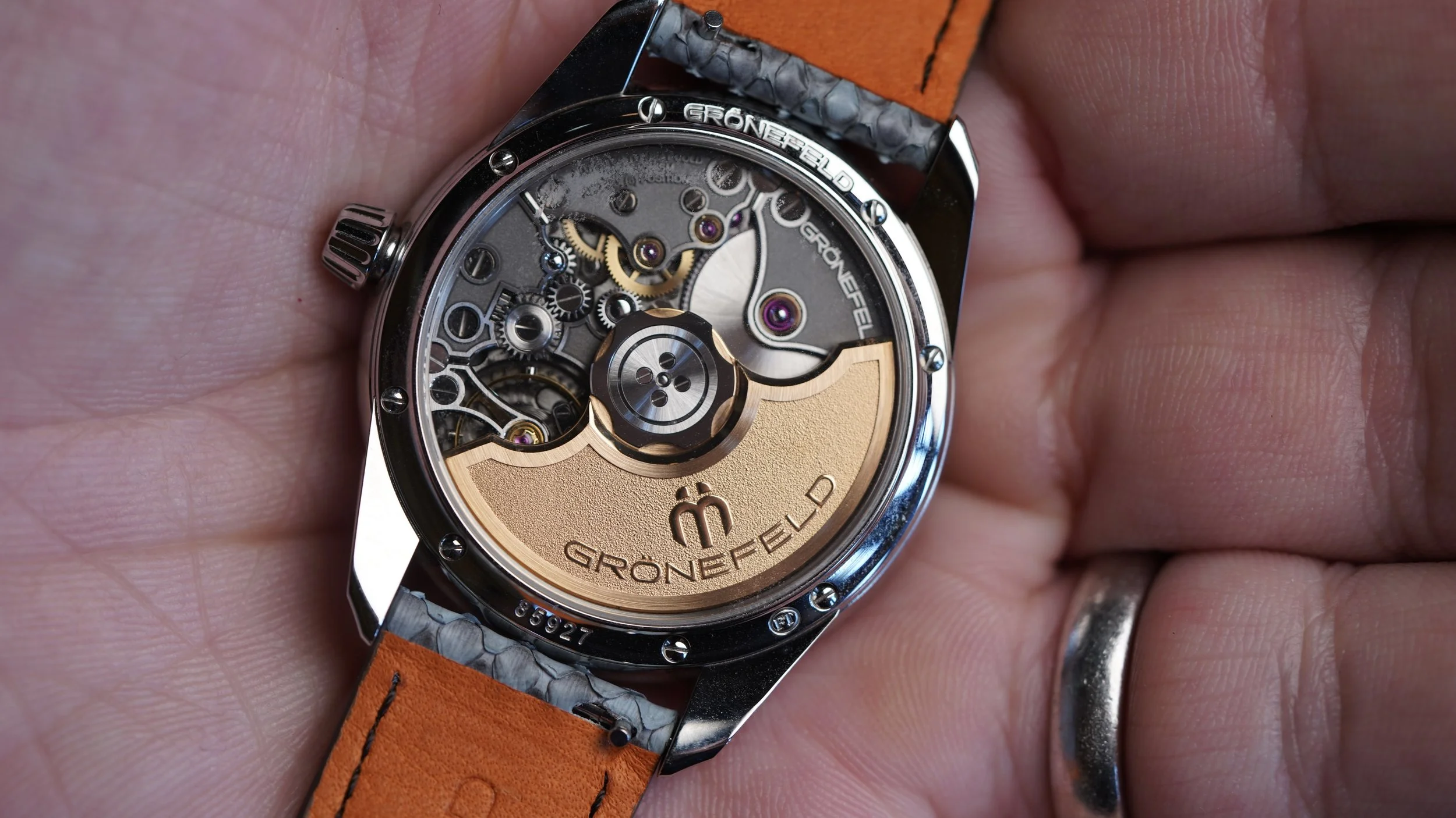 Grönefeld 1941 Principia Automatic w/ Blue Dial in Stainless Steel