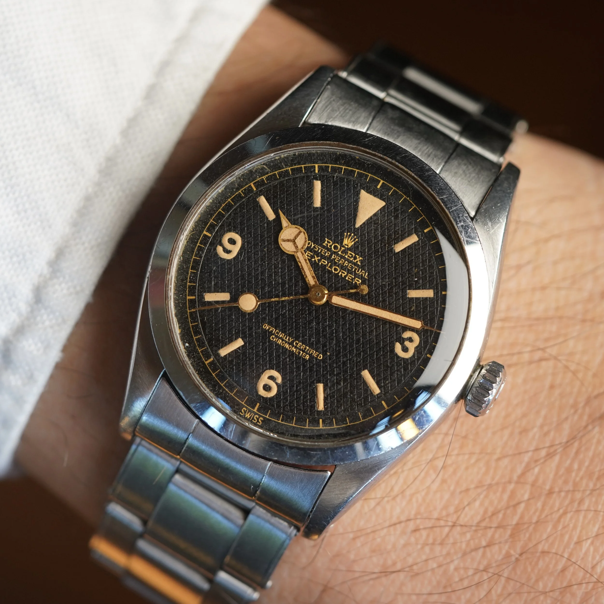 Spencer Tracy's Rolex Explorer Reference 6350 w/ Waffle Dial