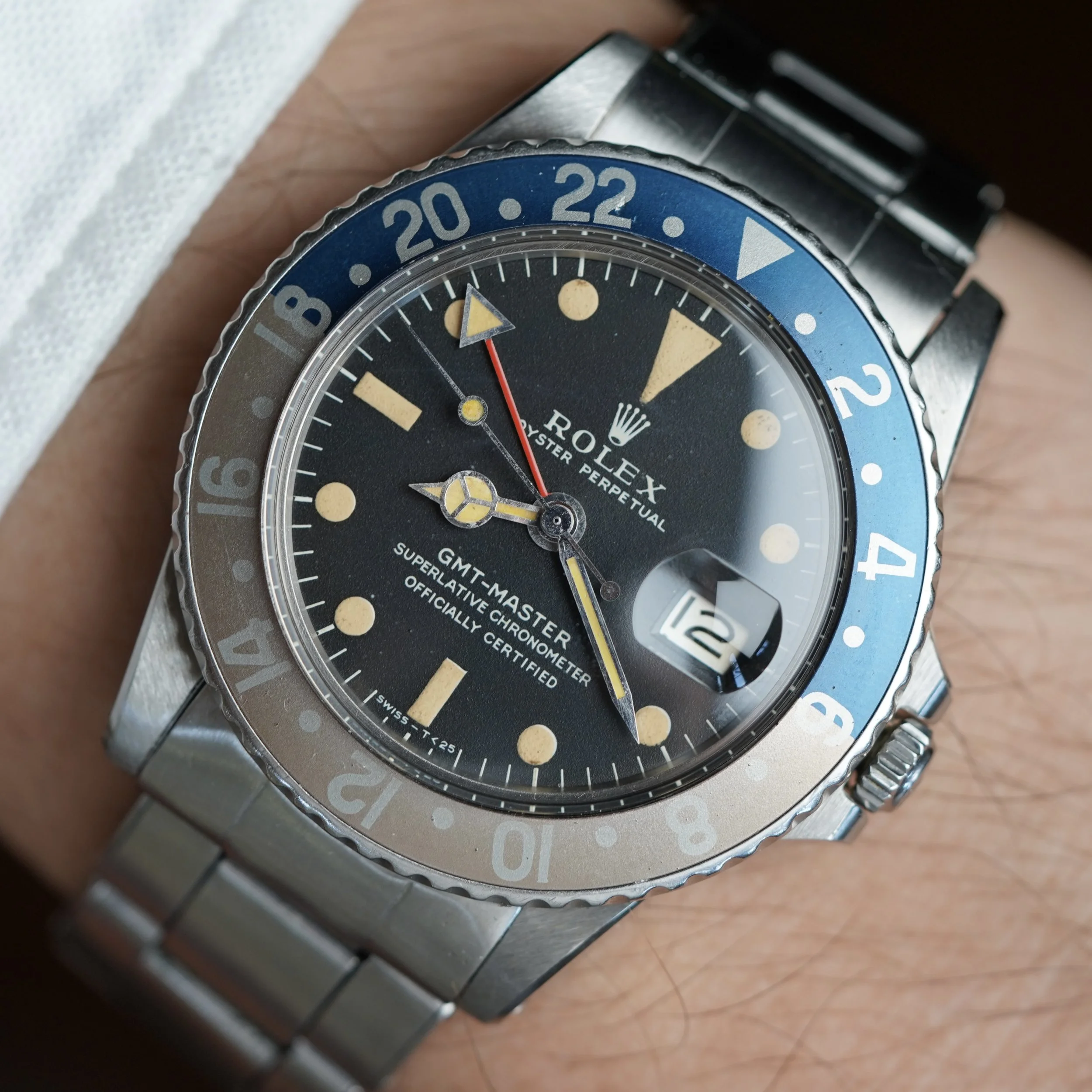 Rolex GMT-Master Ref 1675 w/ Faded Insert