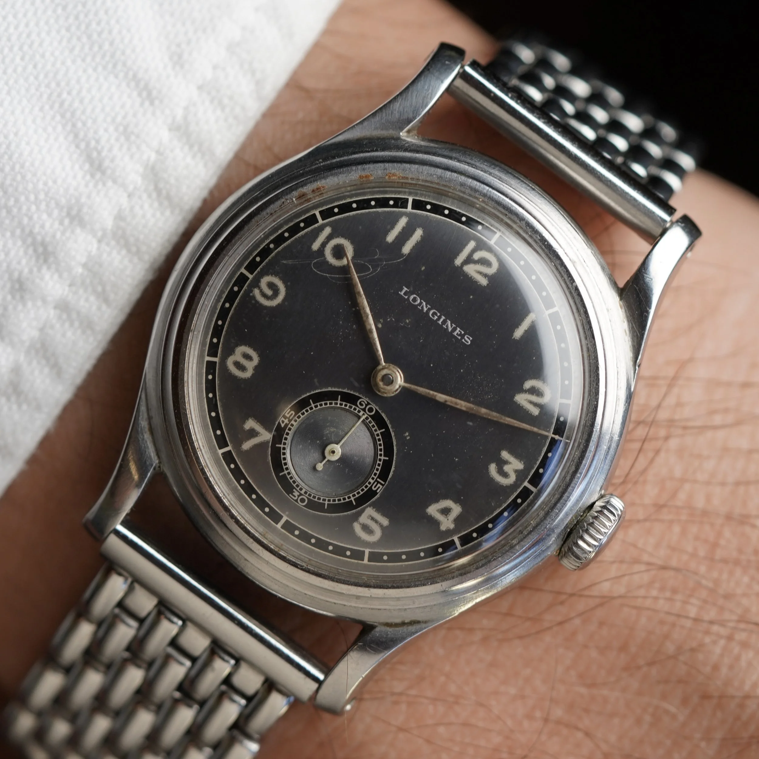  Longines Non-Luminous “Sei Tacche” Reference 5532 Unpolished w/ Extract