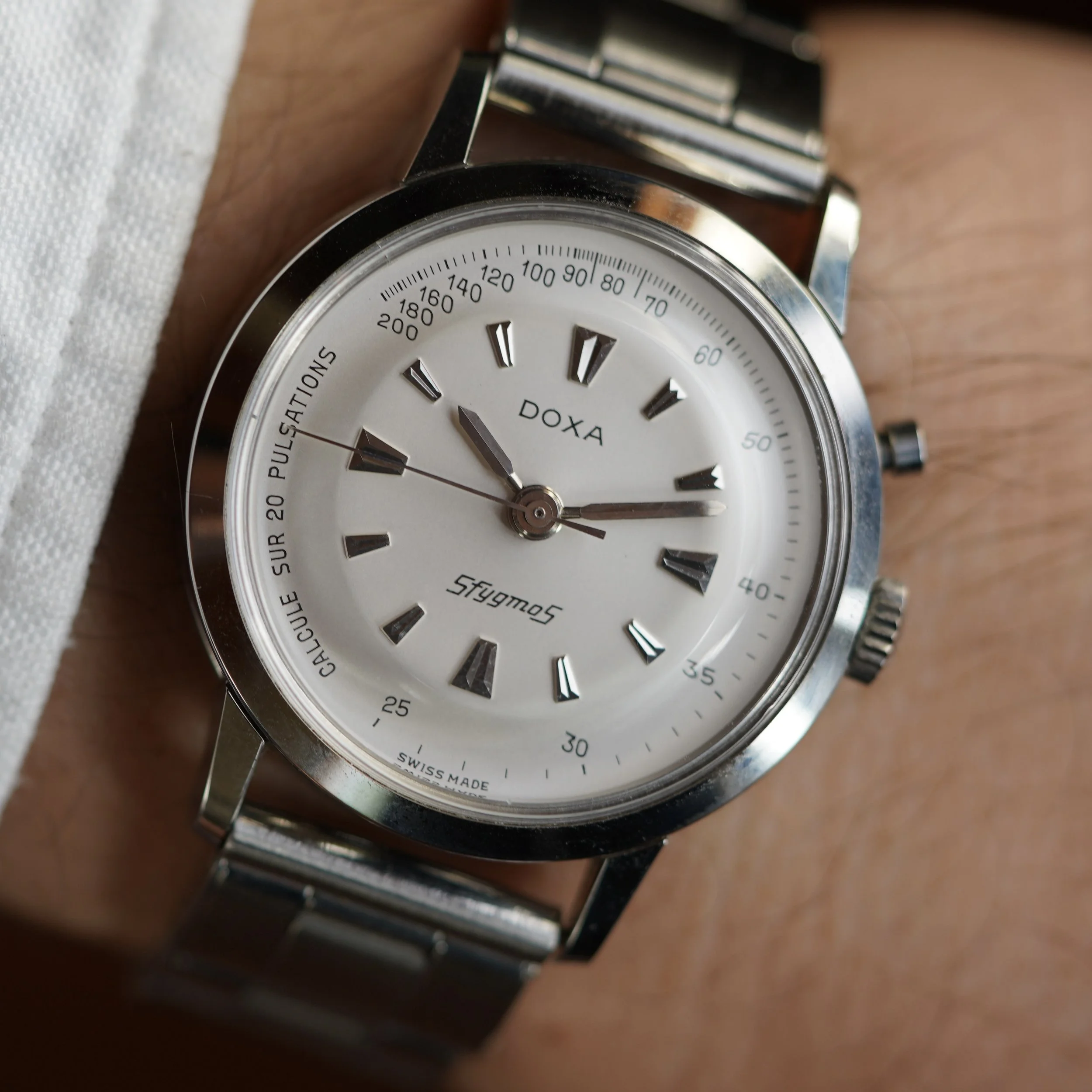 Doxa Sfygmos Pulsometer Ref 7003-4 Unpolished