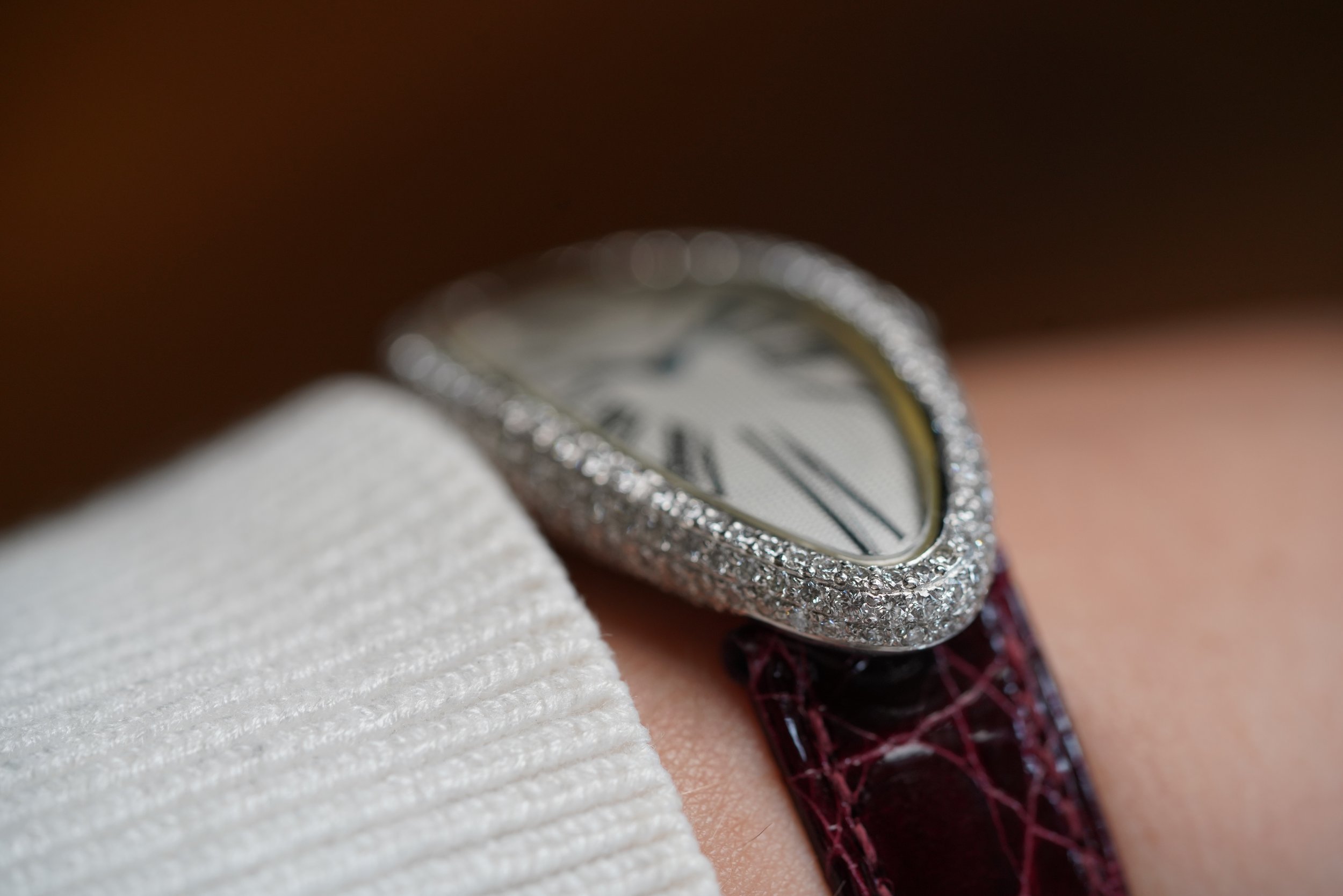 Cartier Baignoire Allongee 2514 Diamond Full Set — Wind Vintage Cartier Baignoire Allongee 2514 Diamond Full Set — Wind Vintage