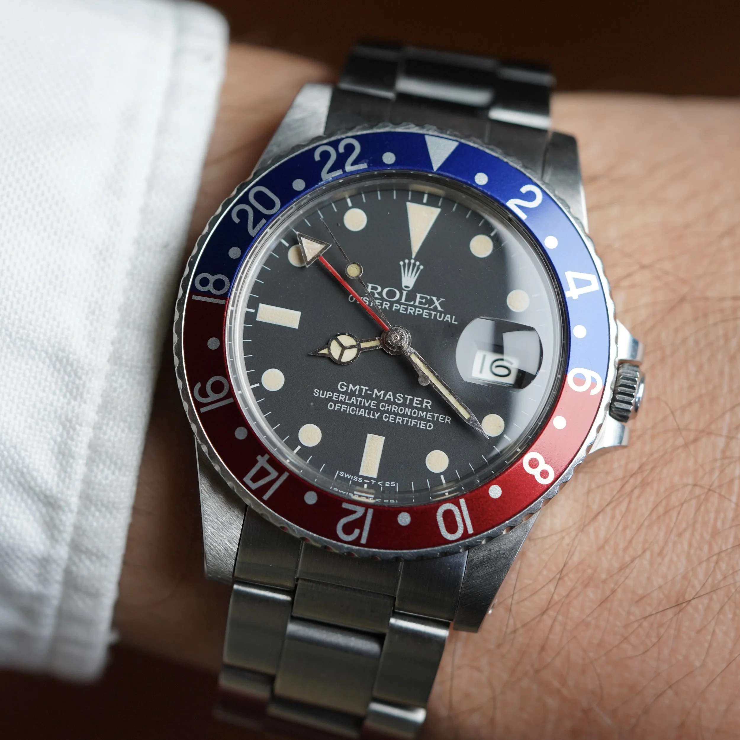 Rolex GMT-Master 16750 Transitional Matte Dial