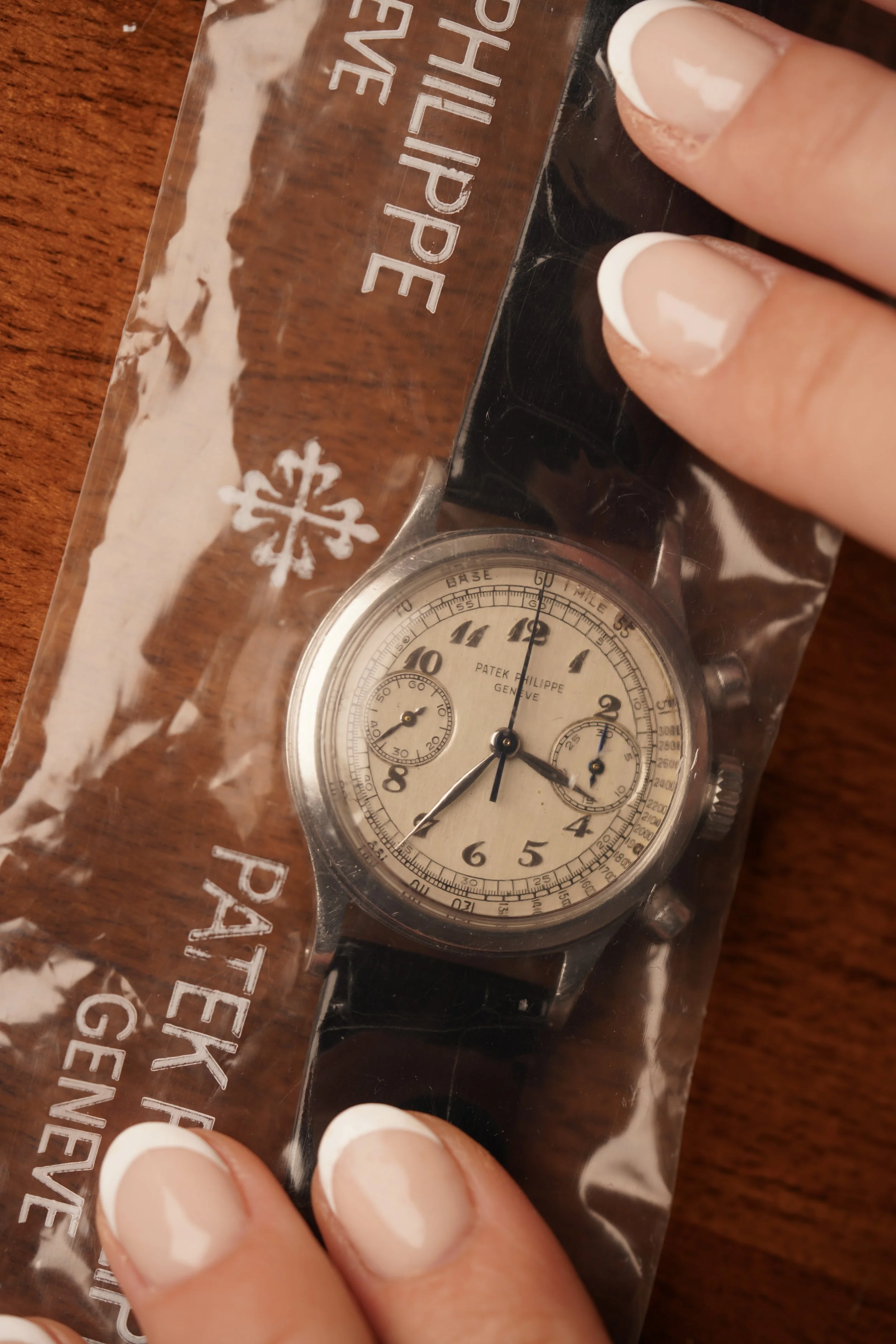 Patek Philippe Breguet Numerals Tasti Tondi Ref 1463 in Steel w