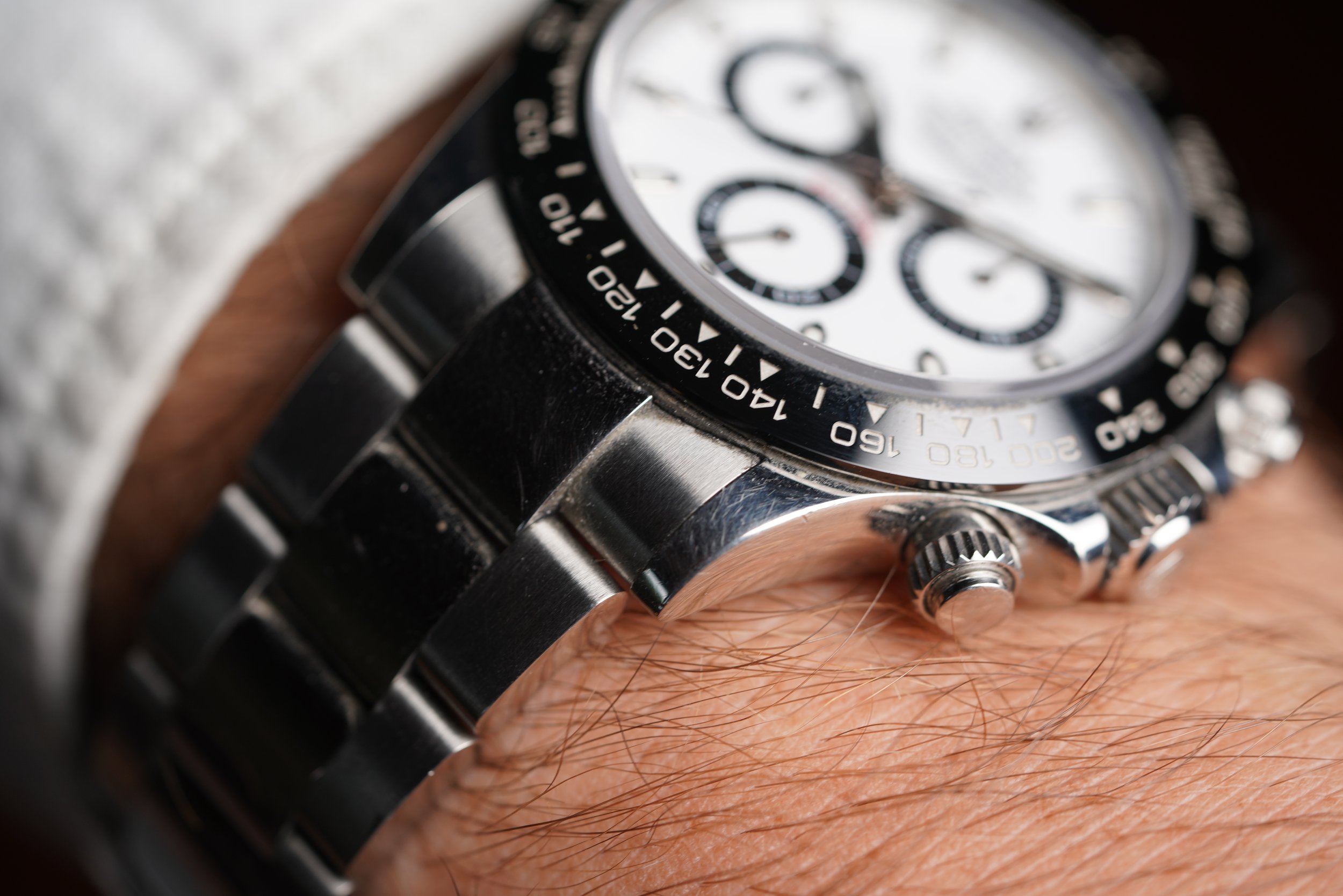 Rolex Panda Dial Daytona Ref 116500LN Full Set Unpolished — Wind