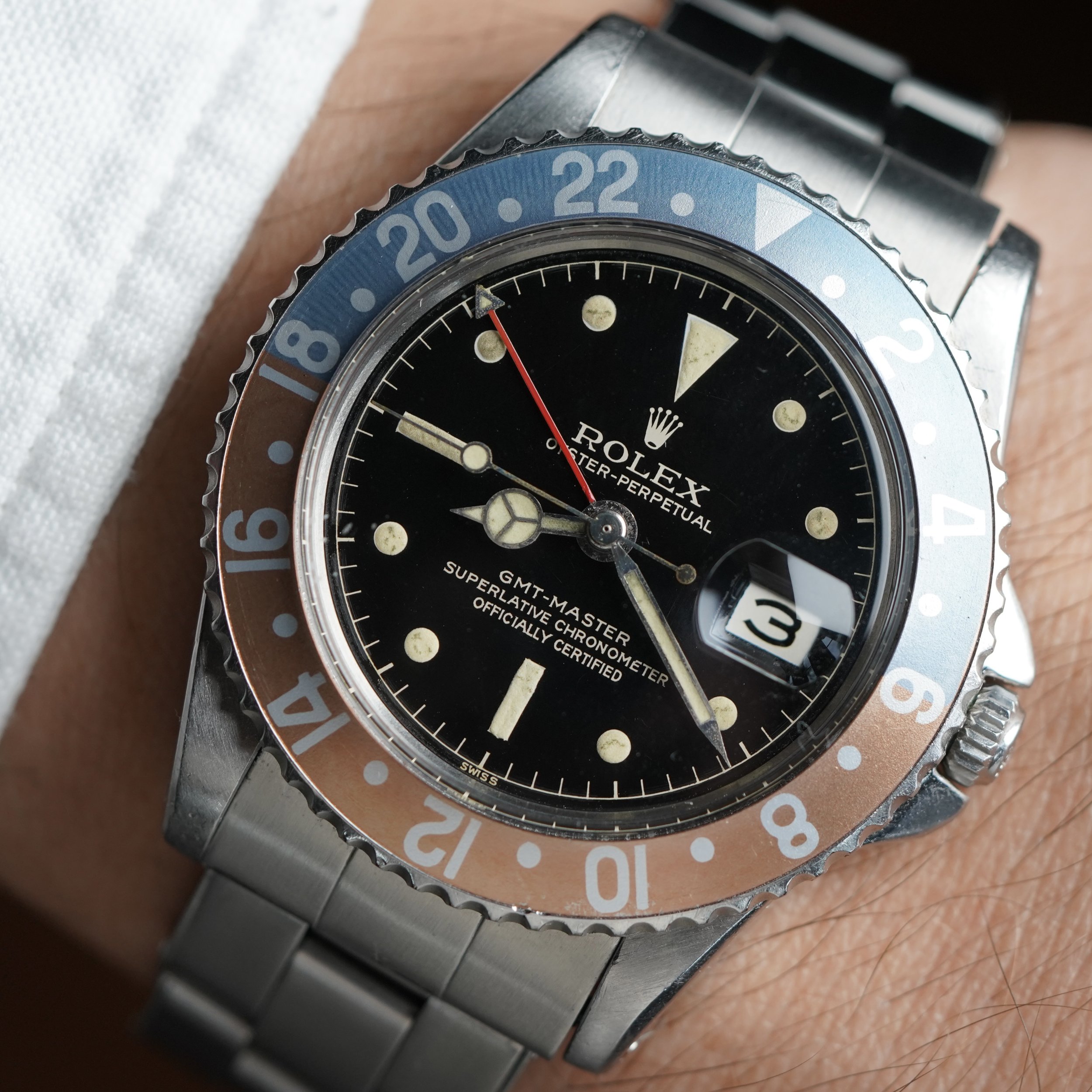 Rolex Chapter Ring PCG GMT-Master Reference 1675