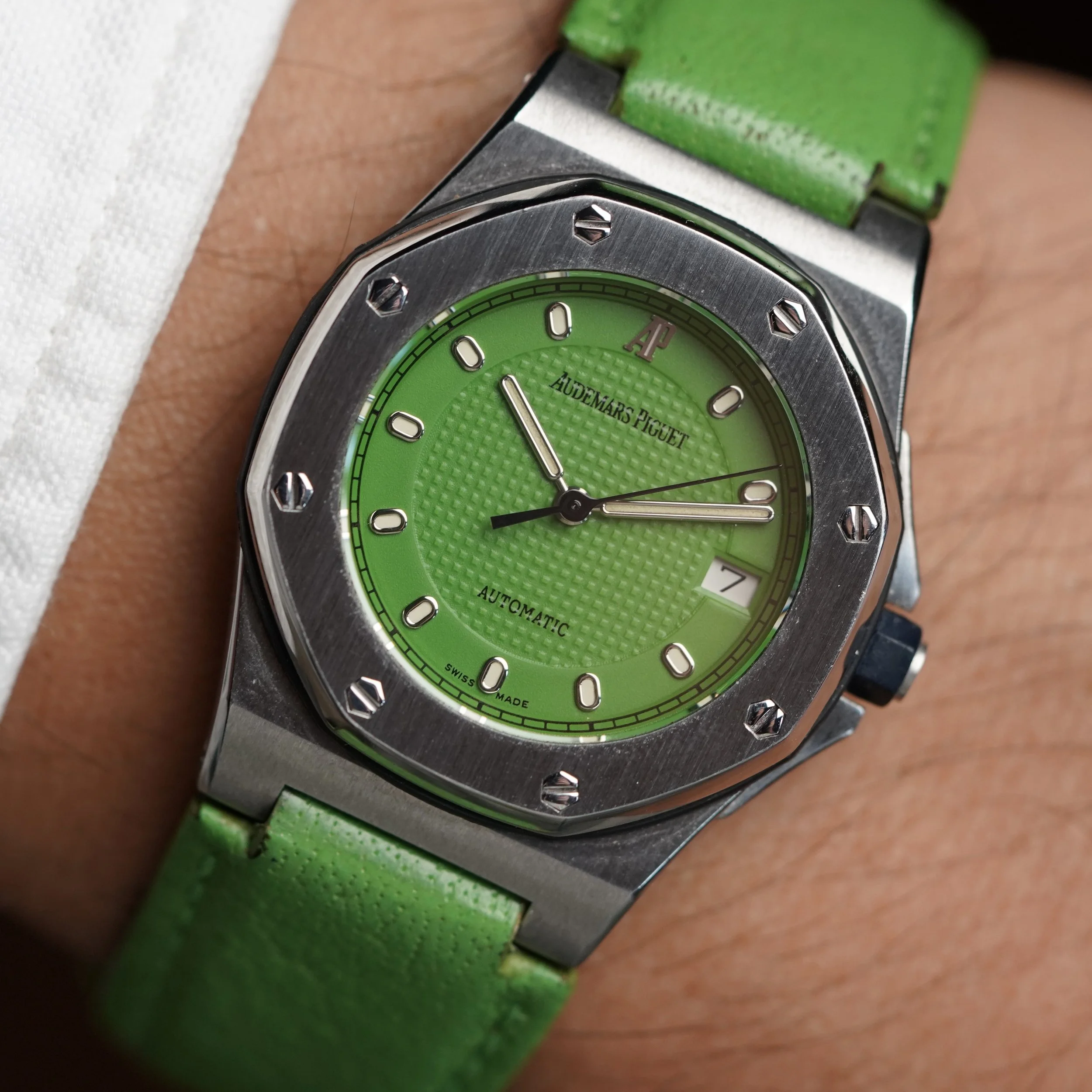 Audemars Piguet Ladies Royal Oak Offshore 77151ST Green