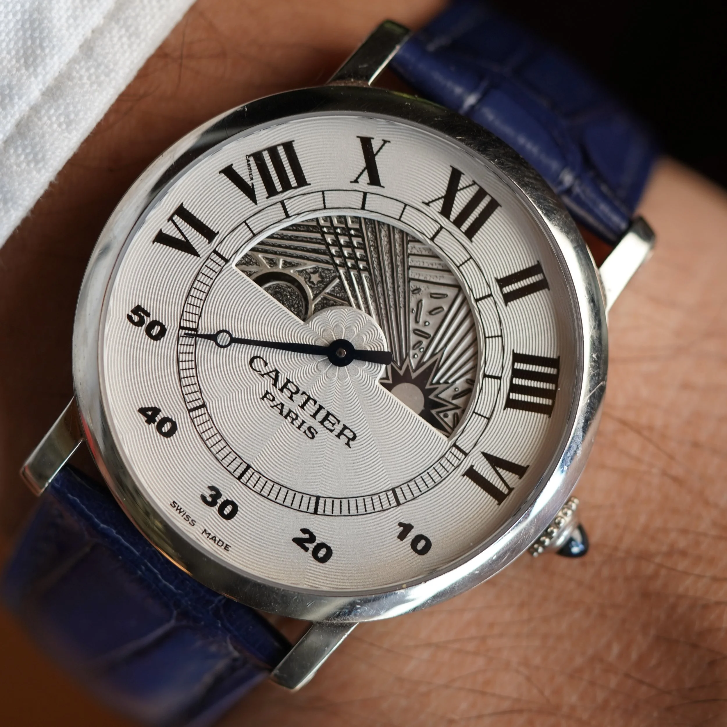 Cartier Rotonde de Cartier Jour et Nuit Ref 28731 CPCP Full Set