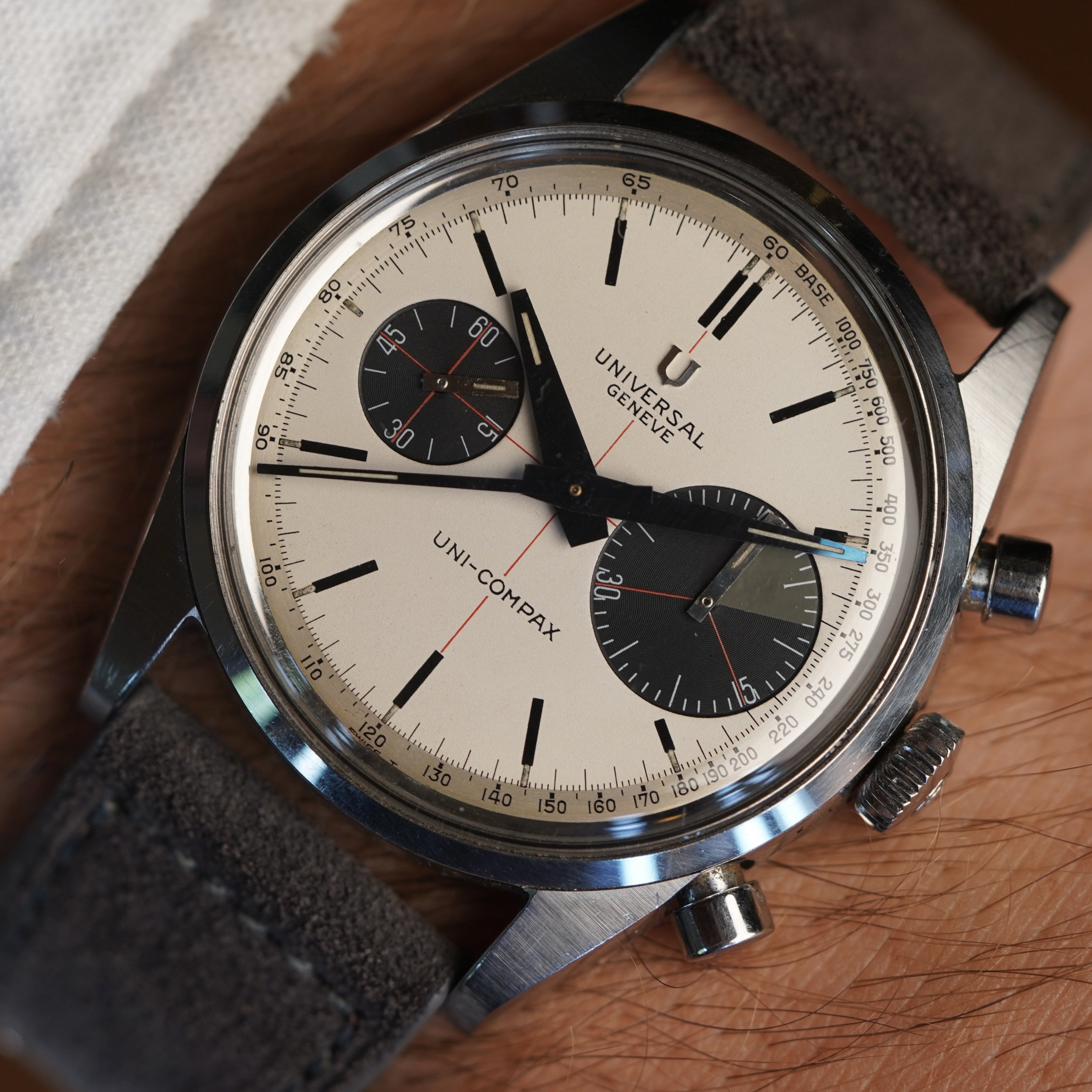 Universal Genève Big Eye Uni-Compax Reference 884100/02 Unpolished