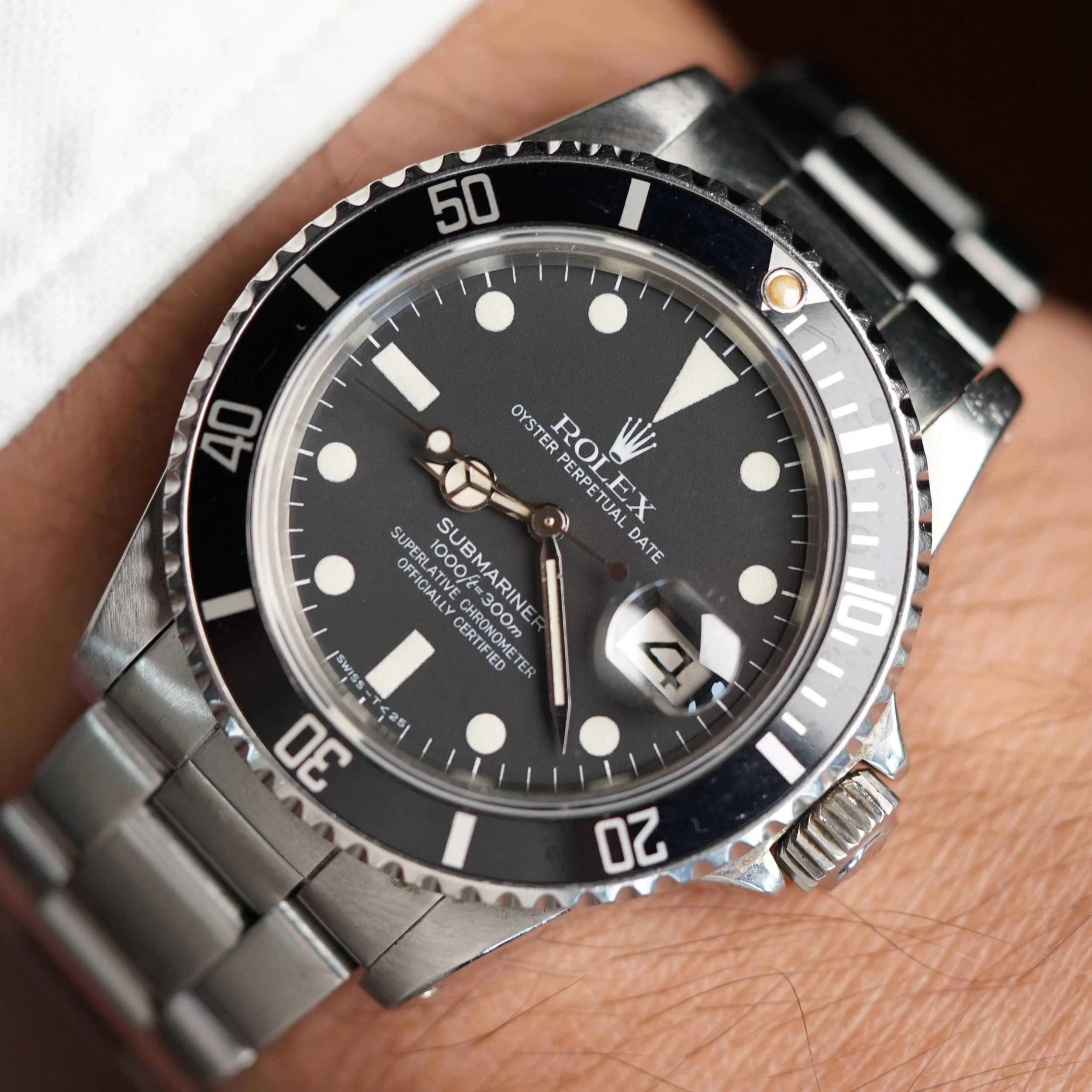 Rolex Submariner Transitional Matte Dial Ref. 16800