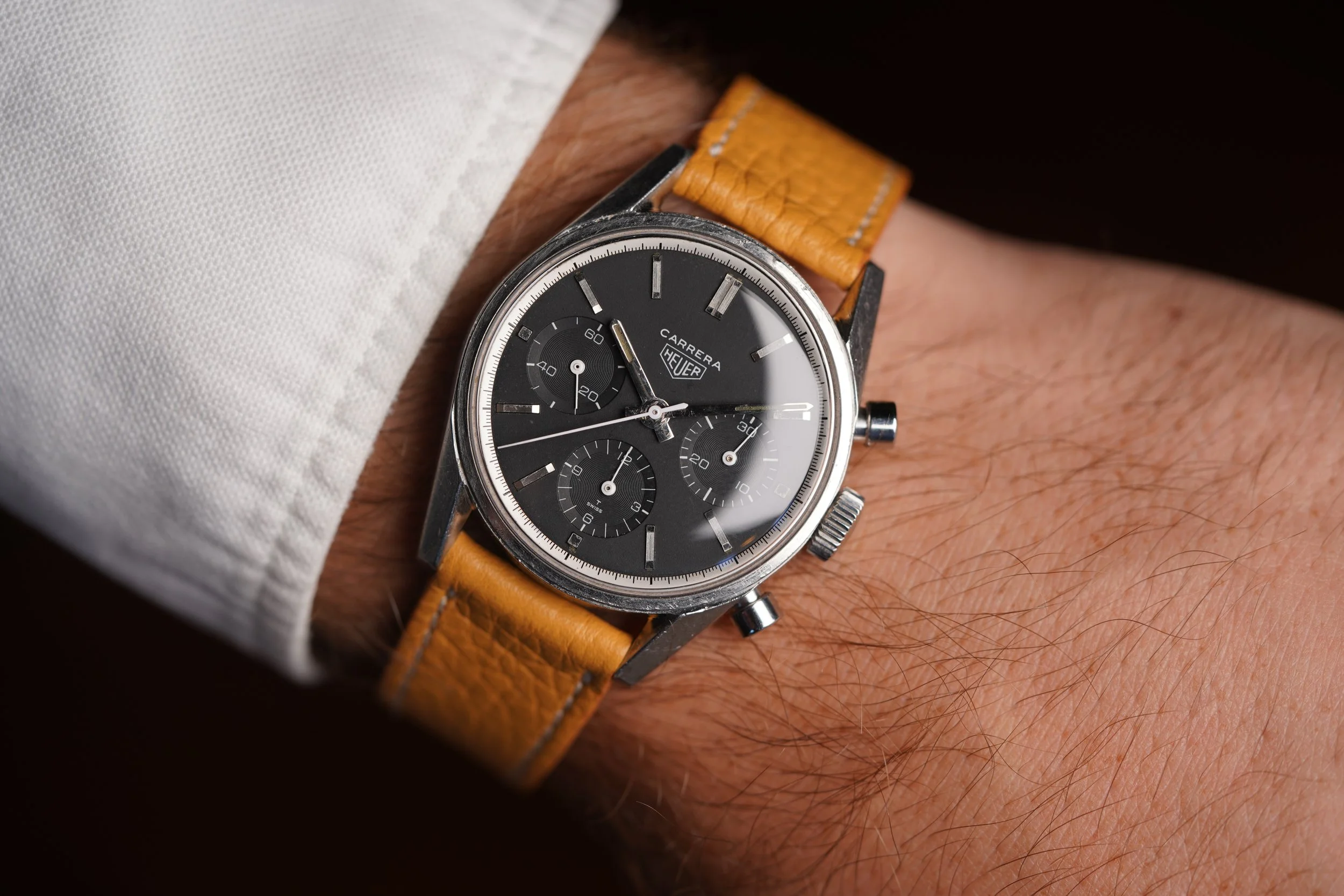 Heuer 1st Execution Carrera Reference 2447N — Wind Vintage