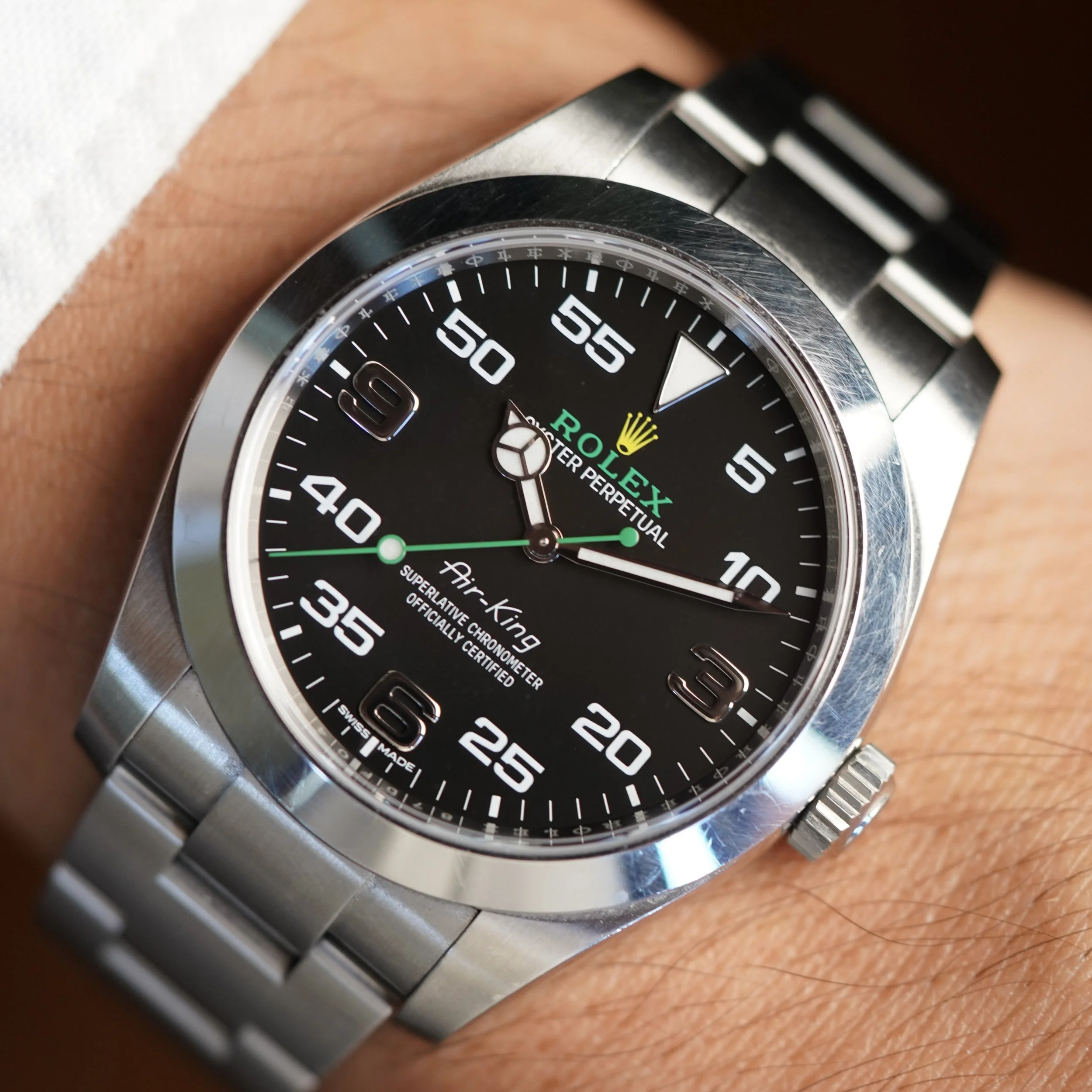 Rolex Air-King 116900 Full Set Unpolished