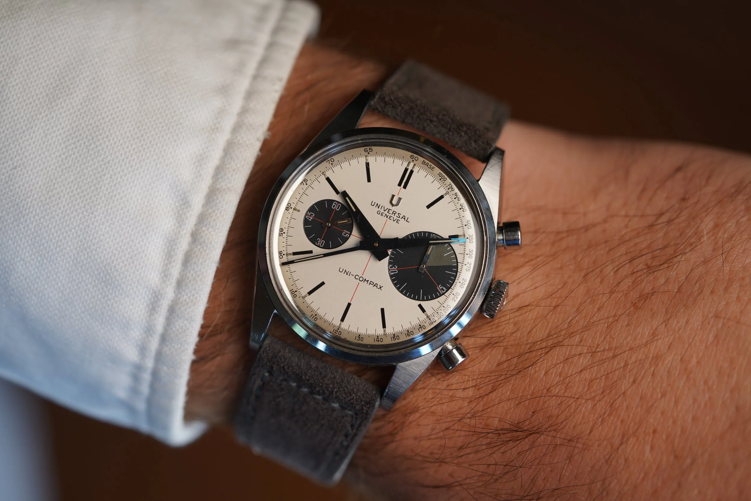 Universal Genève Big Eye Uni-Compax Reference 884100/02 Unpolished