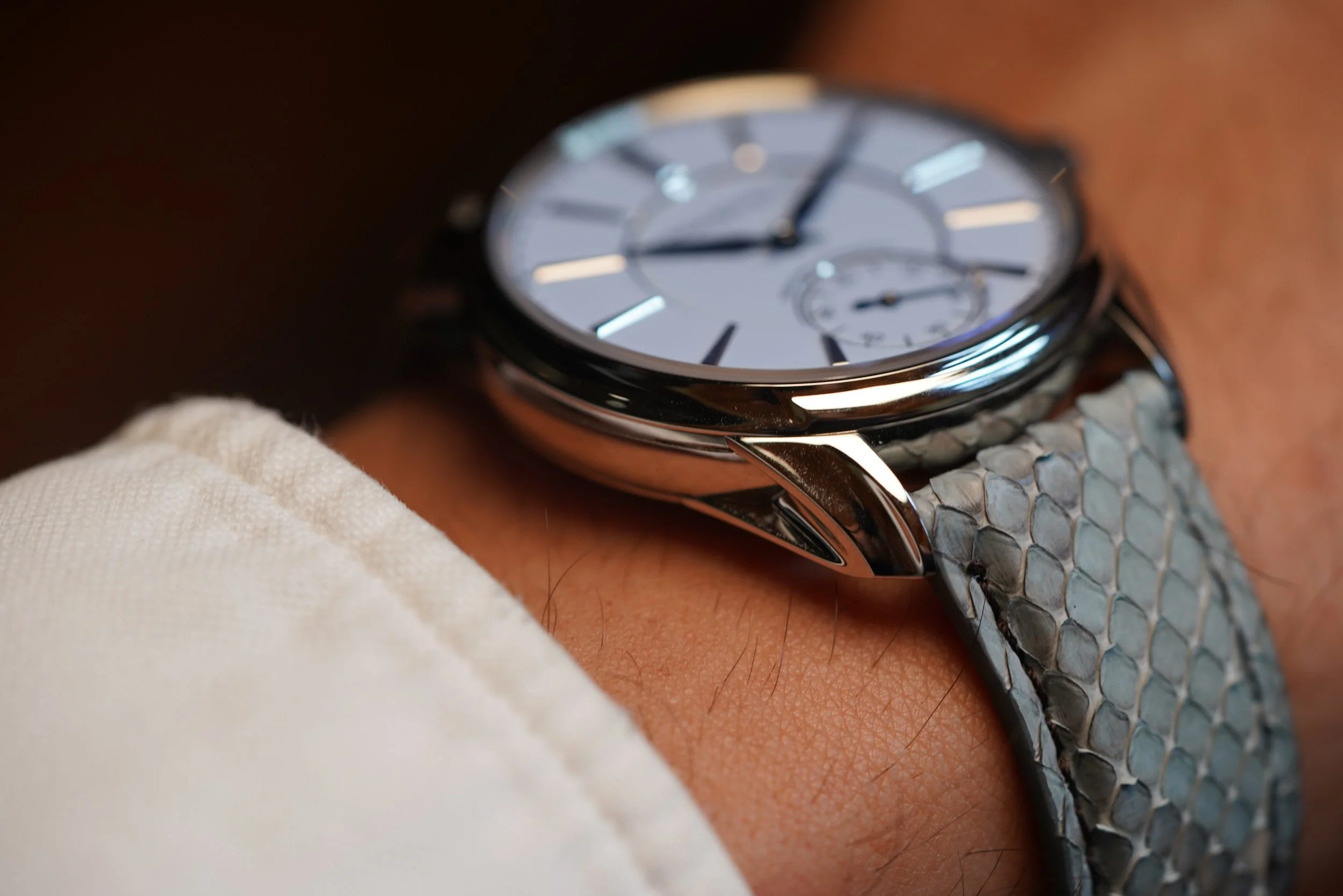 Grönefeld 1941 Principia Automatic w/ Blue Dial in Stainless Steel
