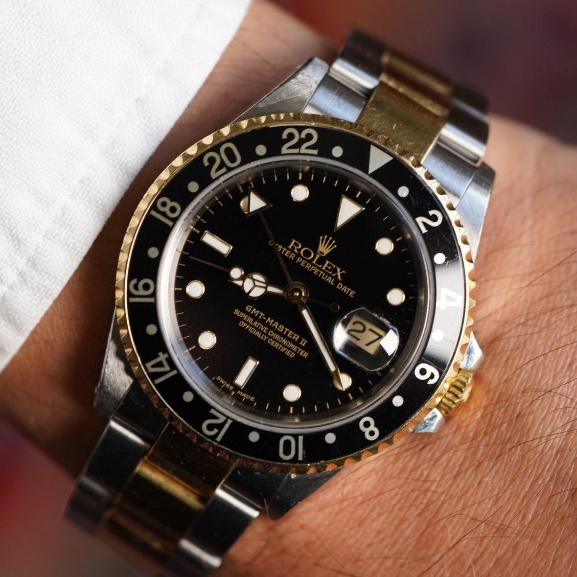 Rolex GMT-Master II Reference 16713 Unpolished w/ Papers