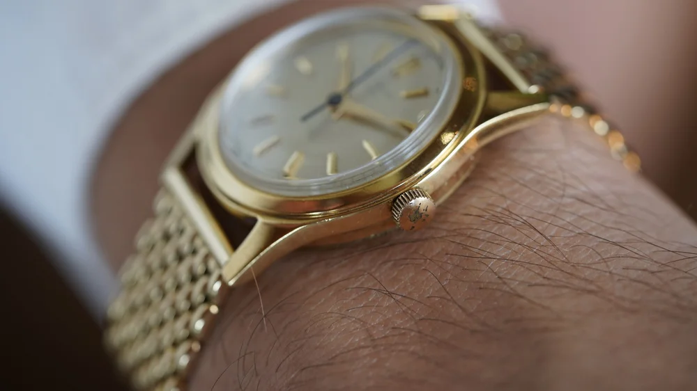 Patek Philippe Reference 2483 in 18K YG on Beads of Rice Bracelet ...