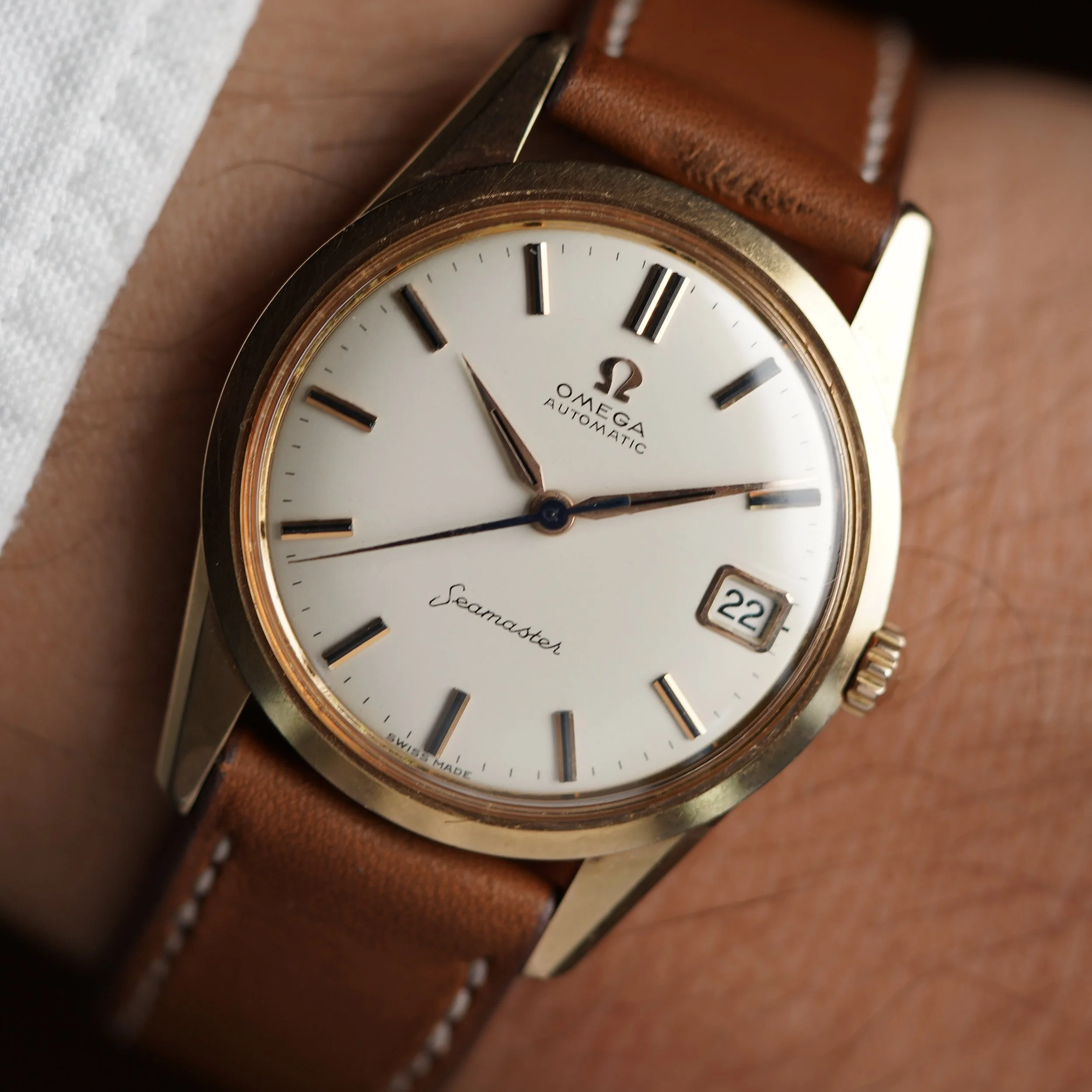 OMEGA Seamaster Automatic 18k Rose Gold Ref 14701