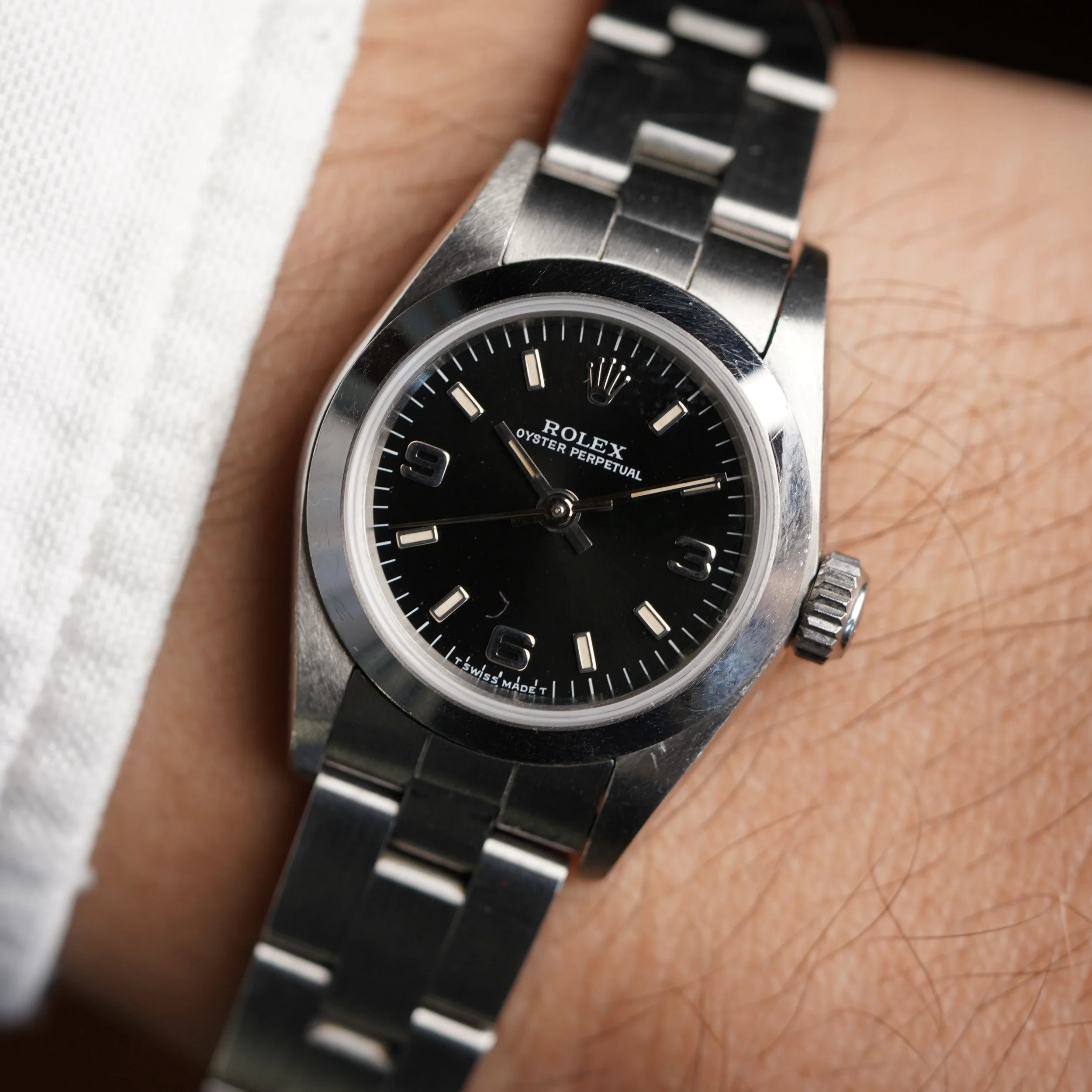 Rolex “Ladies Explorer" 26mm Oyster Perpetual Ref. 67180 Unpolished