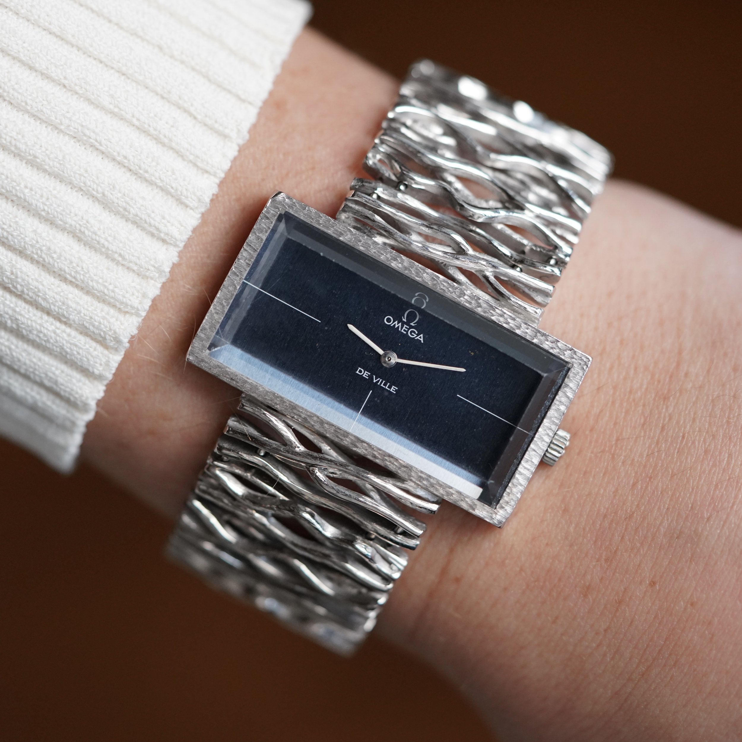 OMEGA De Ville Andrew Grima Inspired Model In 18K White Gold