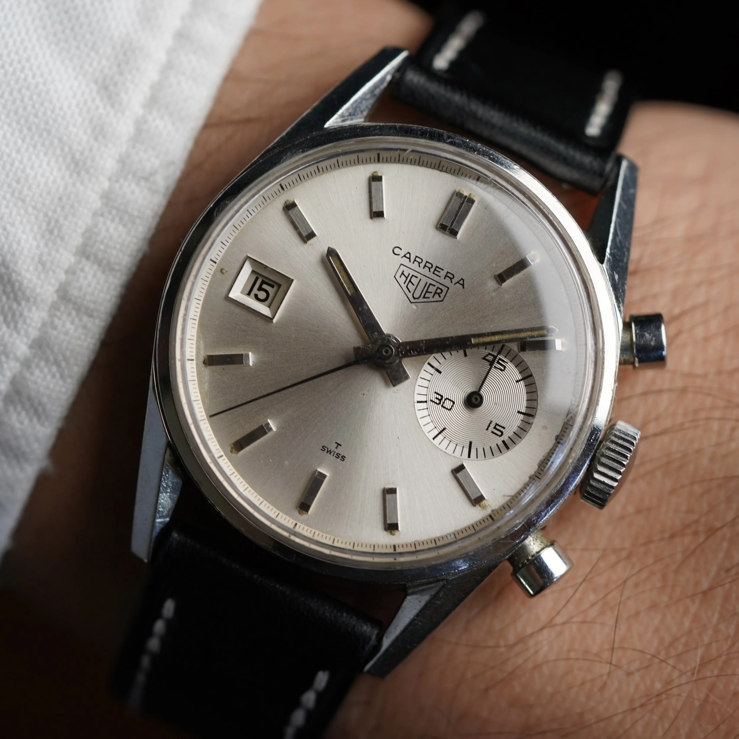 Heuer Carrera 45 Dato Reference 3417S Unpolished