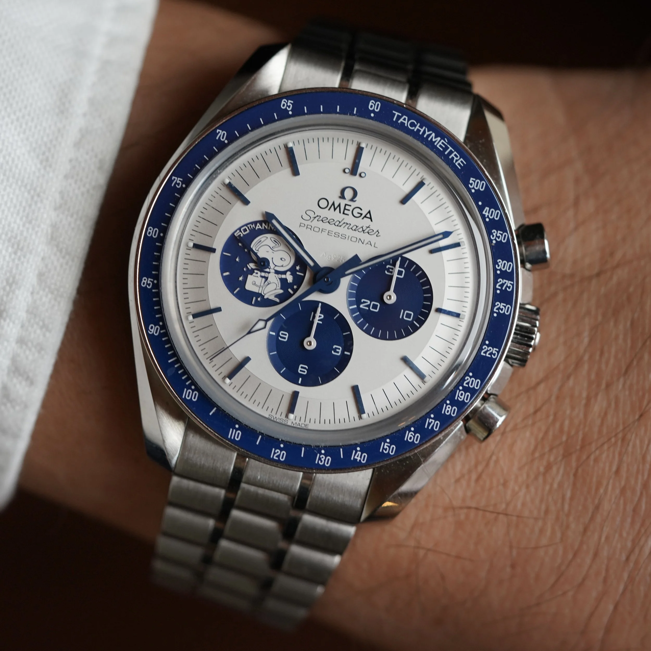 OMEGA Speedmaster  “SILVER SNOOPY AWARD” 50TH Anniversary Unpolished