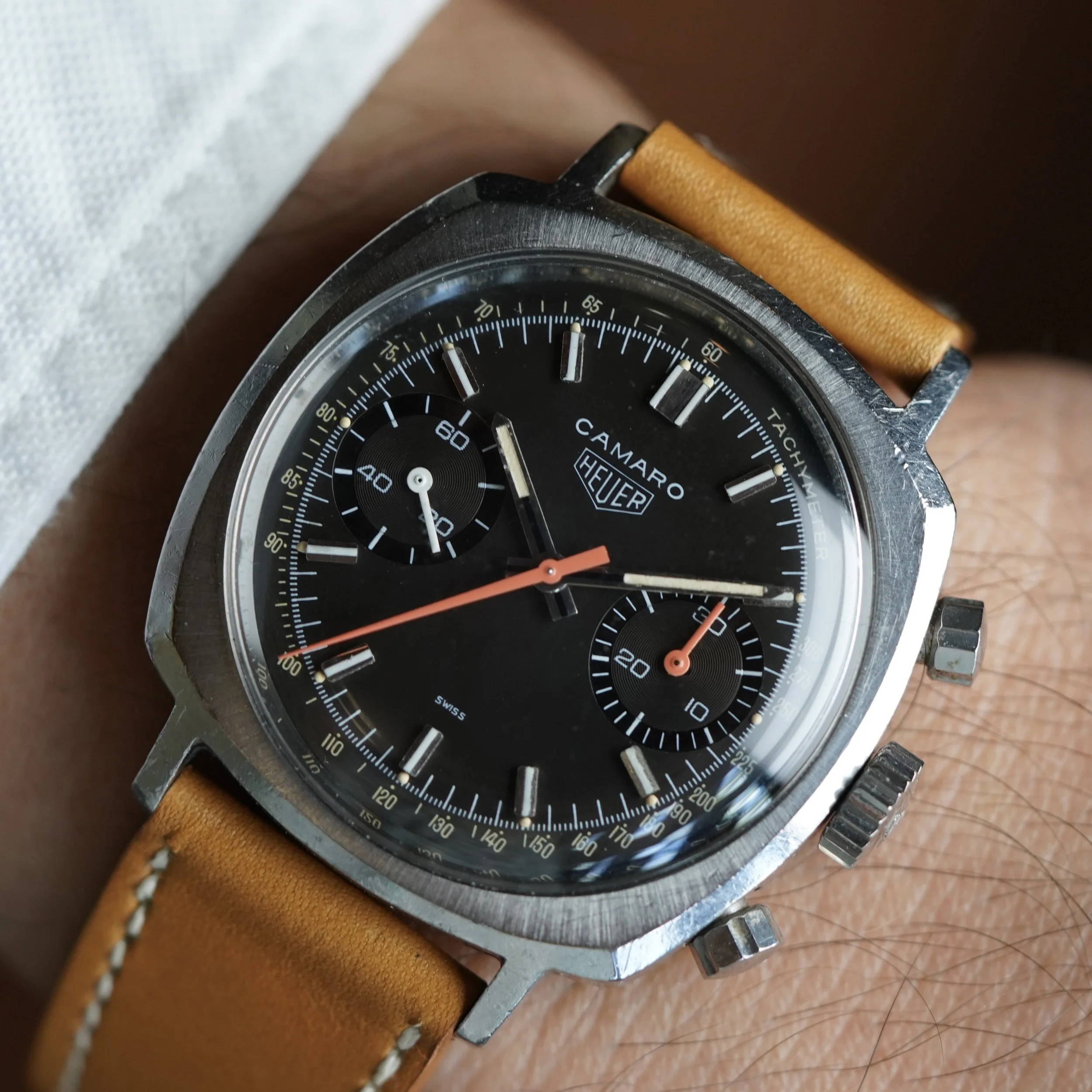 Heuer Camaro Exotic Racing Dial Ref 7743 NT Unpolished