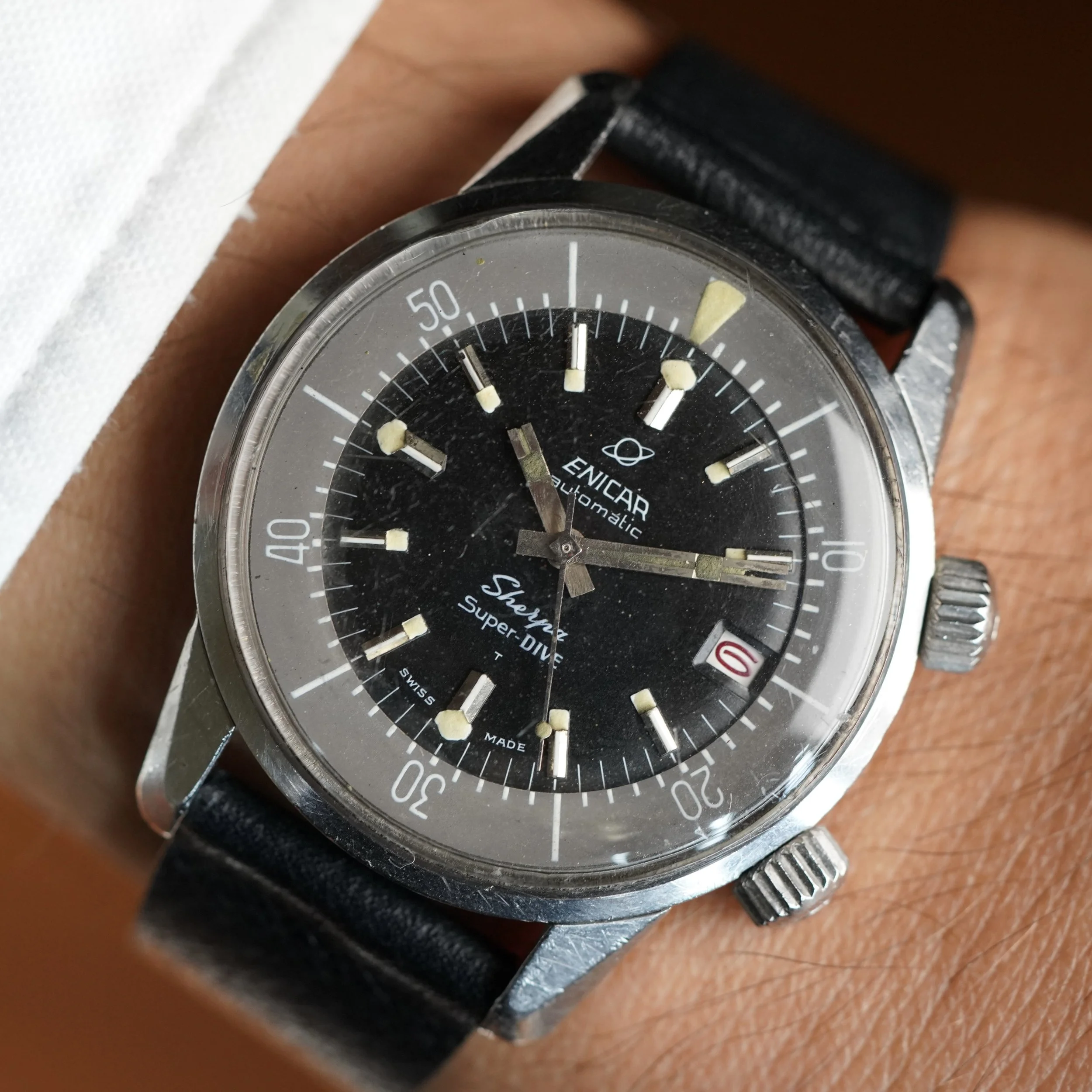 Enicar Sherpa Super Dive Unpolished