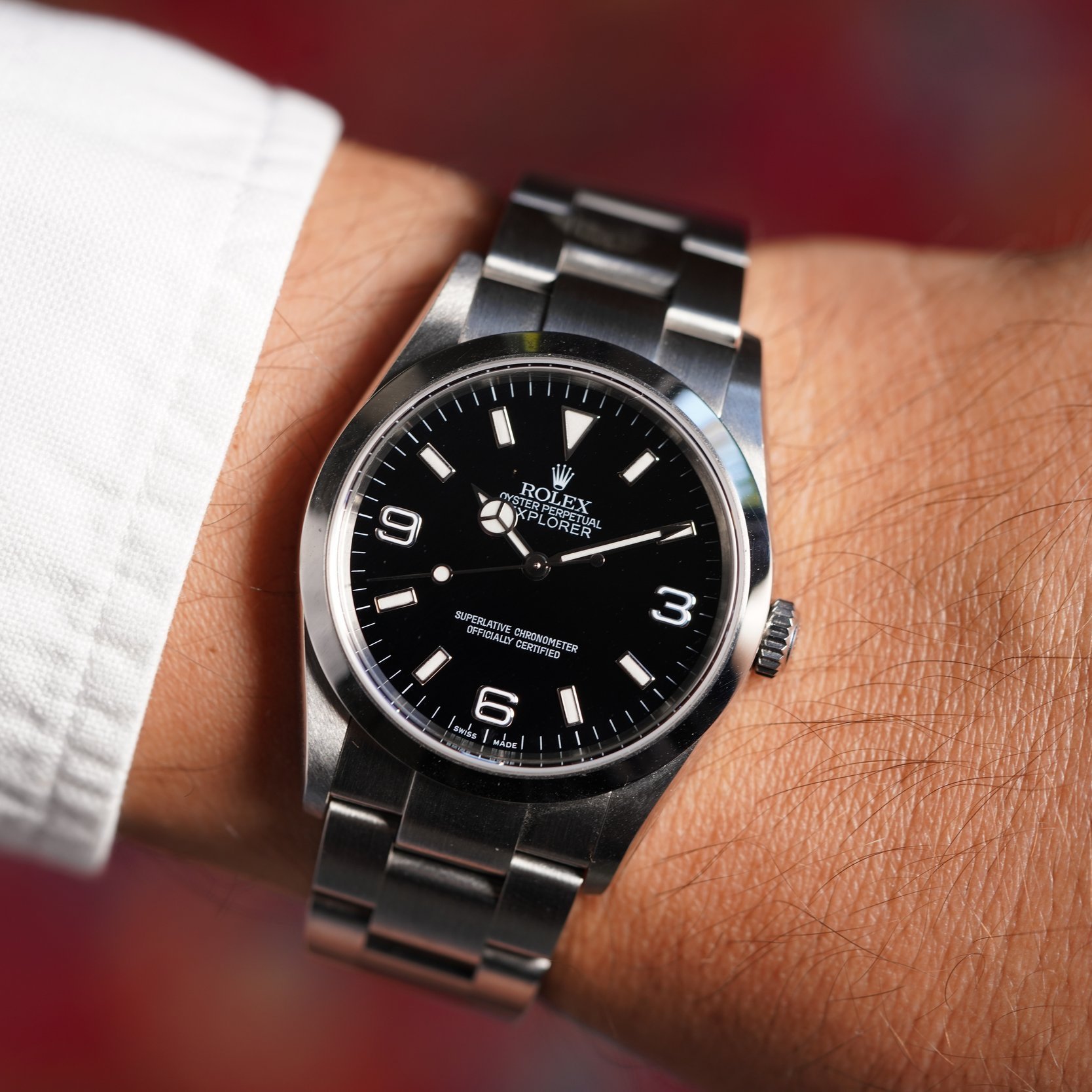 Rolex Explorer I Reference 114270 Unpolished Full Set — Wind Rolex Explorer I Reference 114270 Unpolished Full Set — Wind