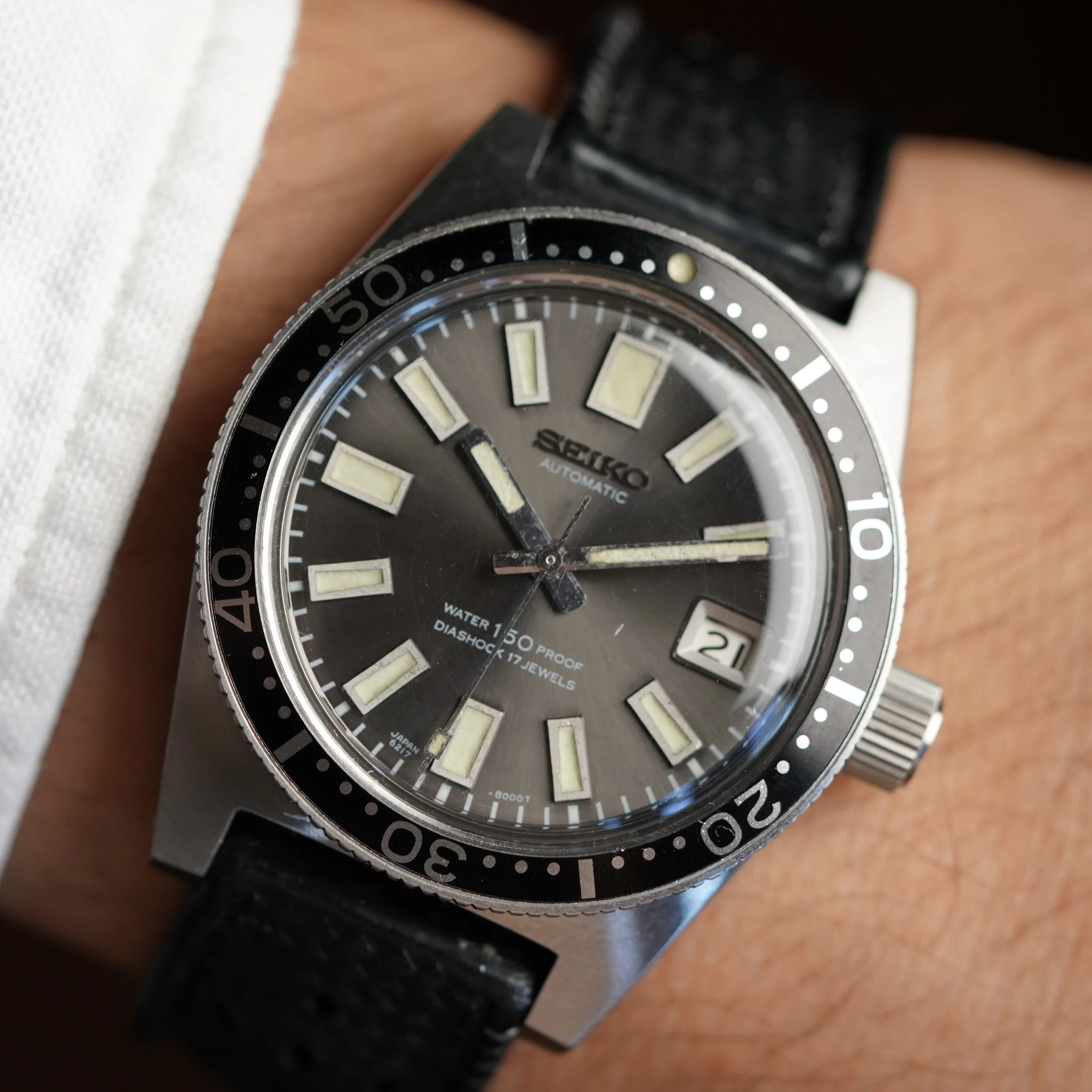 Seiko 62MAS Reference 6217-8001 W/ Box Unpolished
