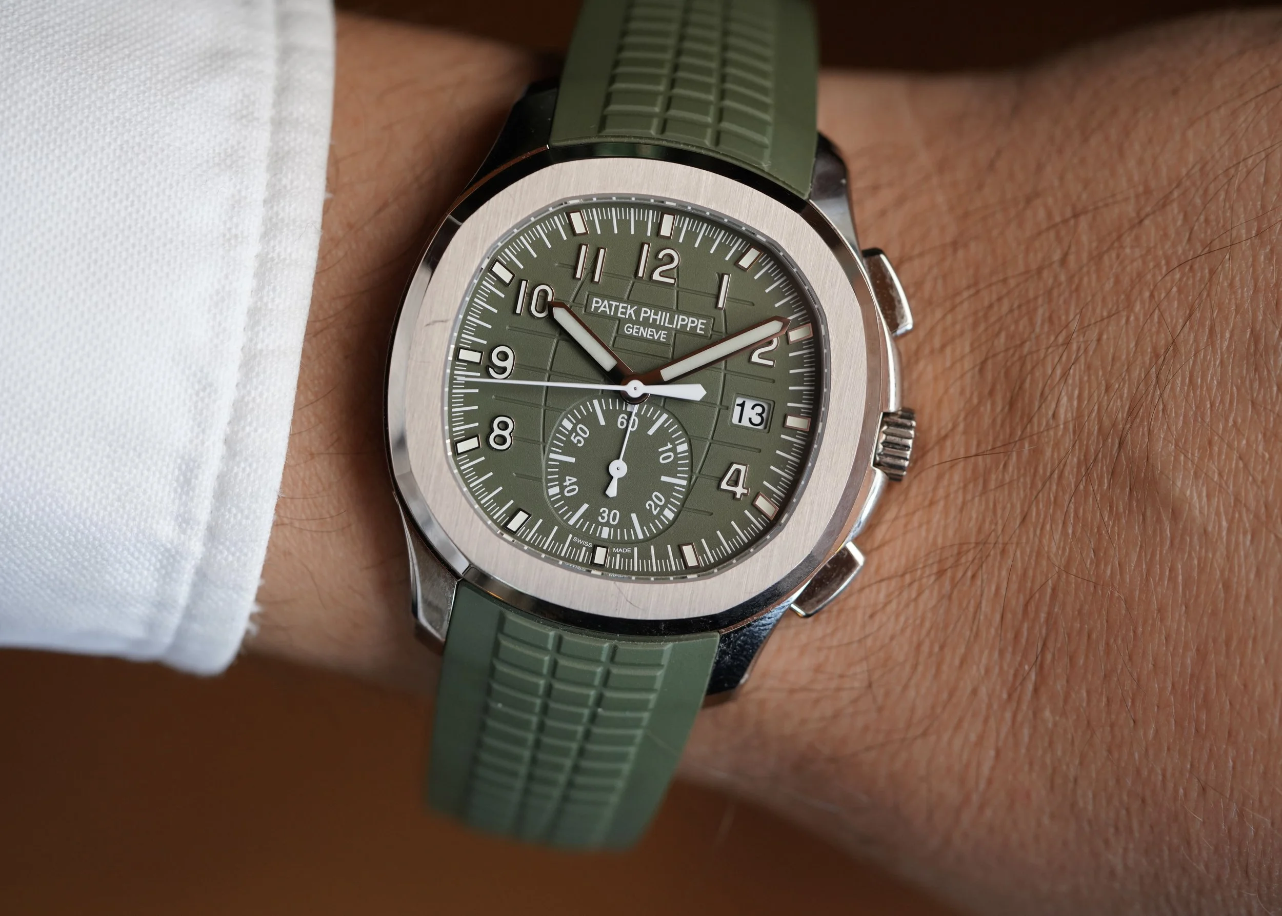 Patek Philippe Aquanaut Reference 5968G-010 in 18K WG Unpolished