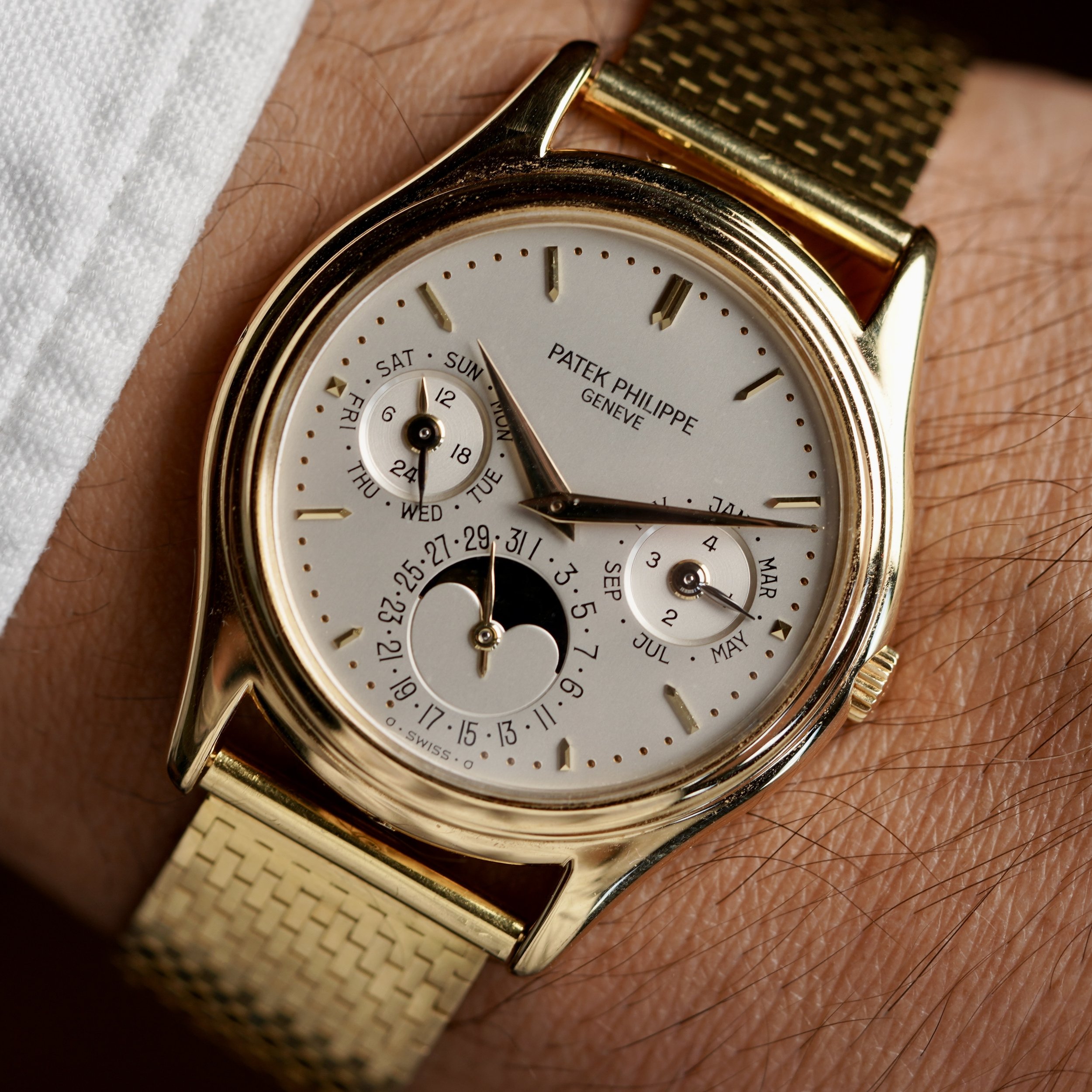 Patek Philippe Reference 3940J 1st Series on CB Tiffany &amp; Co. Bracelet w/ Extract from The Archives 