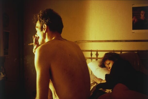 Nan Goldin, Nan and Brian in Bed, New York City, 1983, Silver dye bleach print, printed 2006 (© 2019 Nan Goldin; Courtesy Museum of Modern Art)