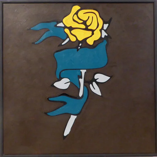 Gerry Smith, Zoe, 2019, Oil on board, 61x61cm. Image courtesy the artist and Danielle Arnaud, London.