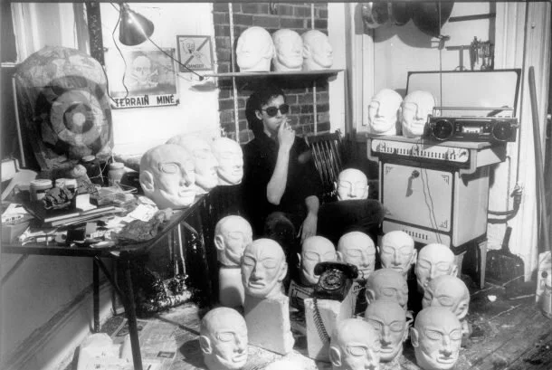 David Wojnarowicz in his kitchen, New York City, 1984. Photo by Marion Scemama