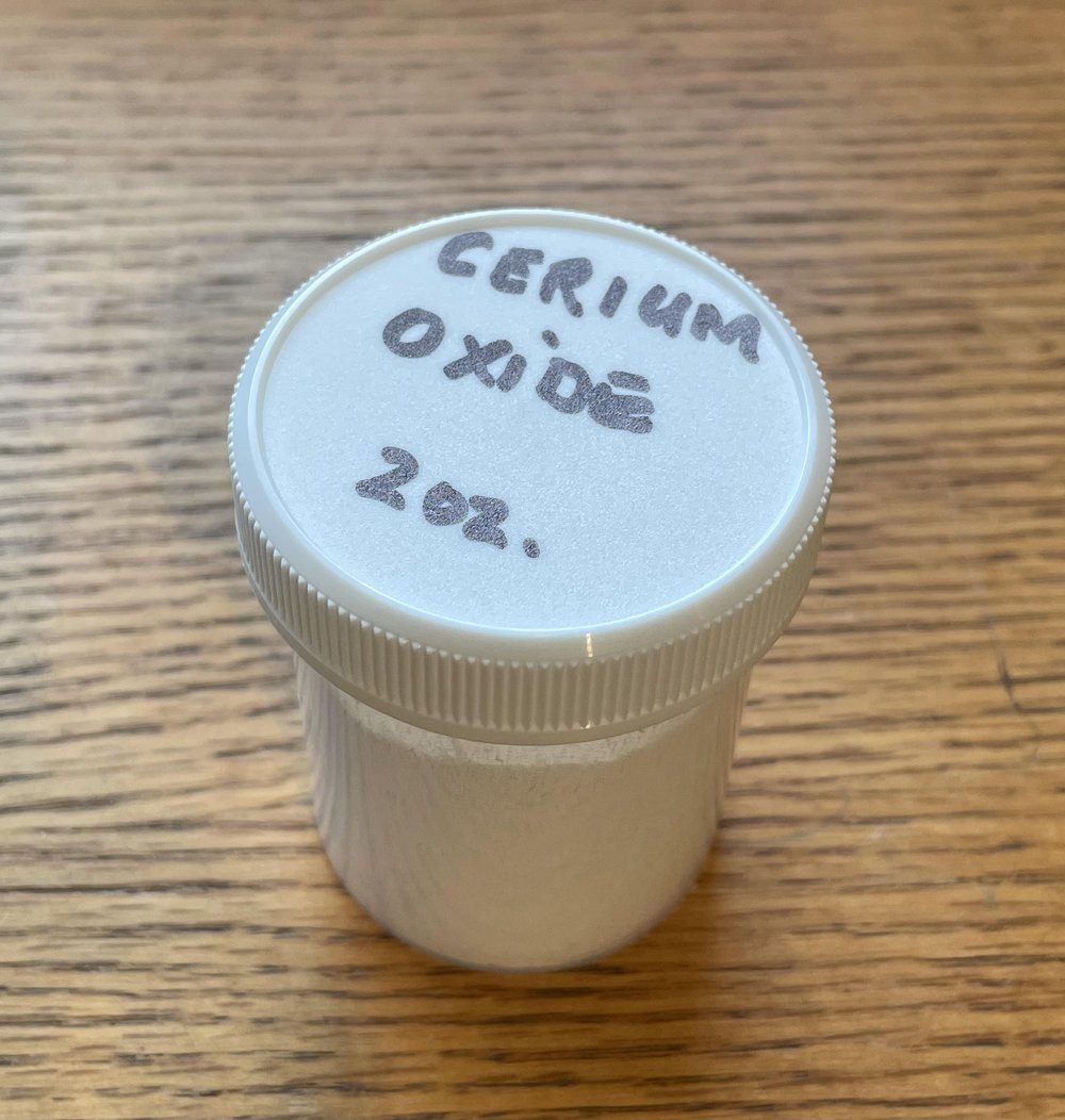 Cerium Oxide Glass Polishing Powder — Enamel Art Supply